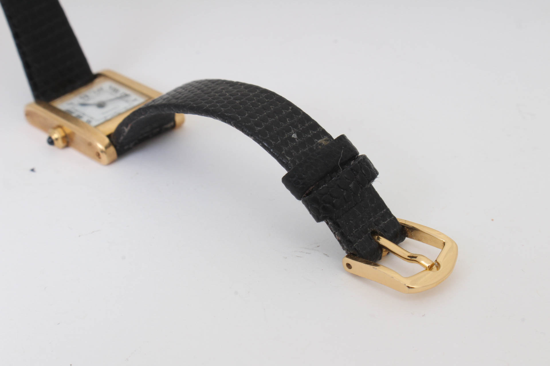 Cartier 18K Yellow Gold Tank Quartz Watch