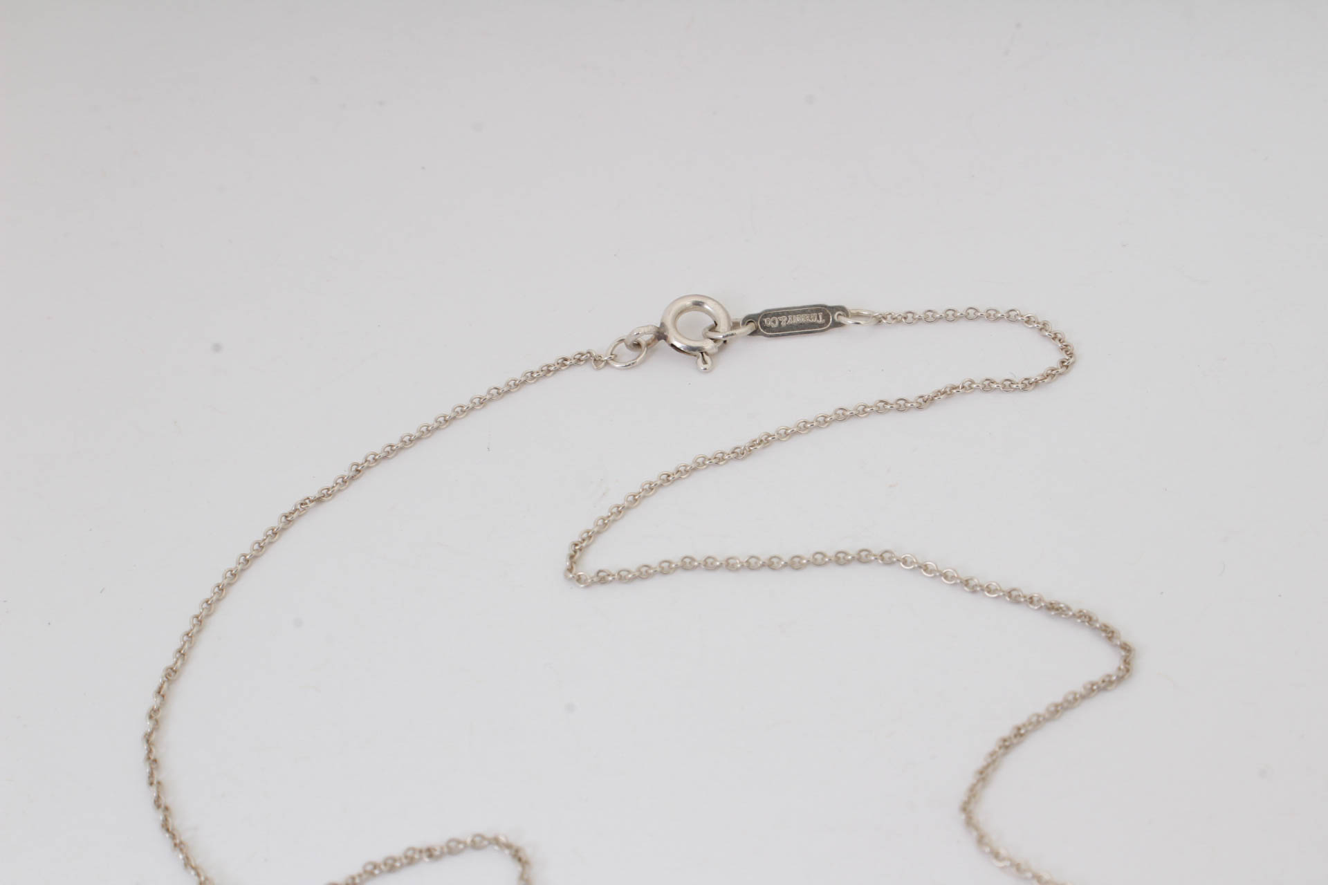 Tiffany & Co. 18K Yellow Gold and Sterling Silver Necklace