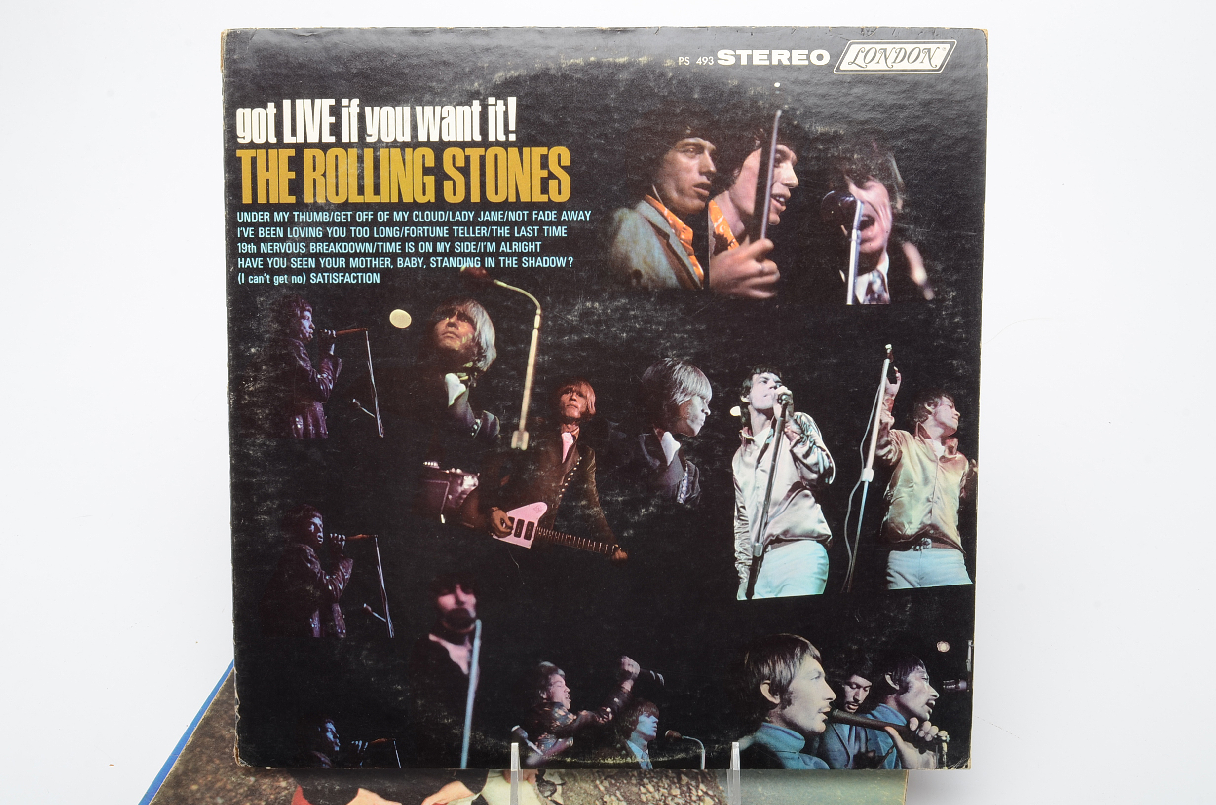 Seven Vintage Rolling Stones LPs