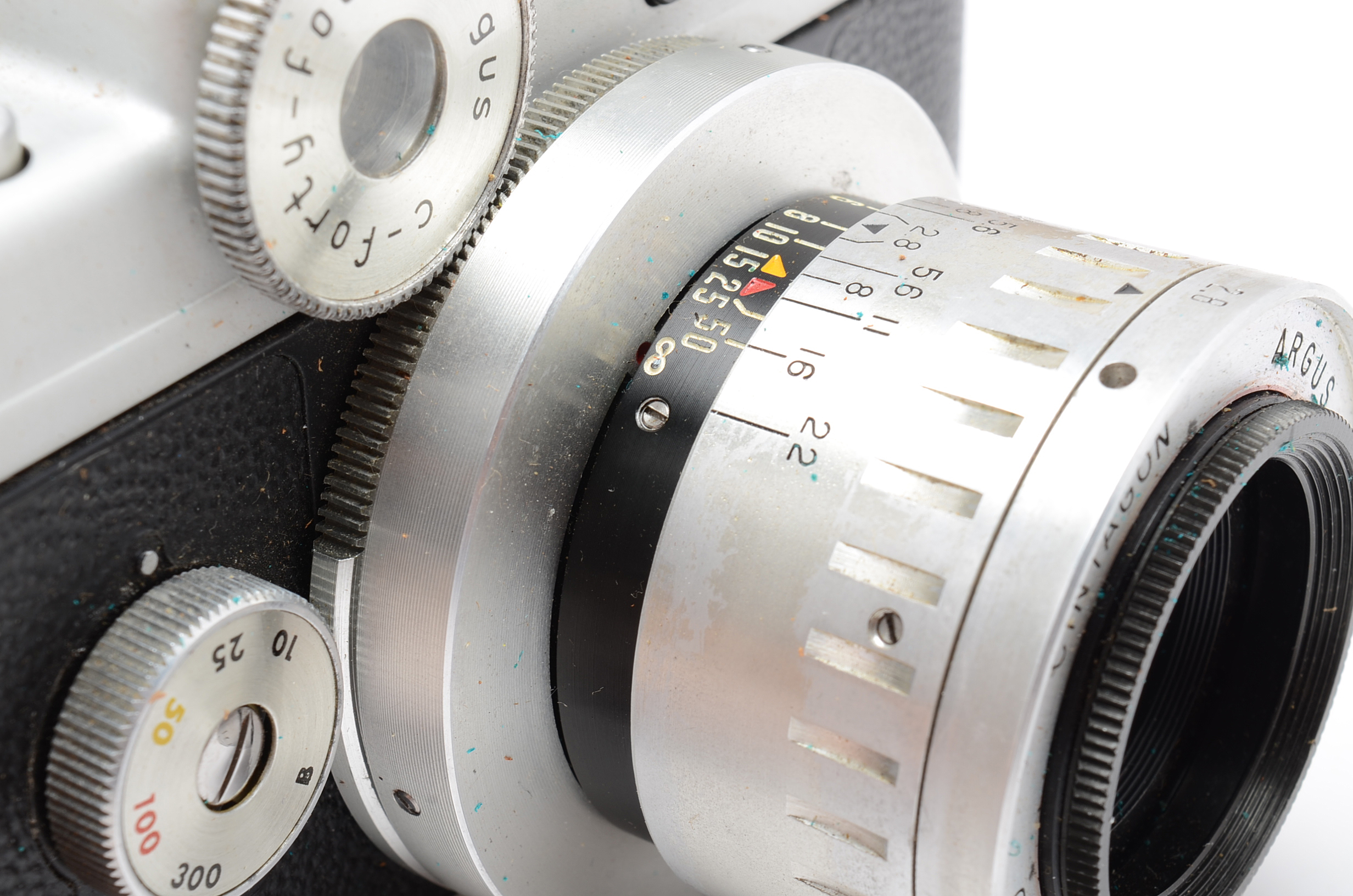 Argus C44 35mm Camera with 50mm and 100mm Lenses