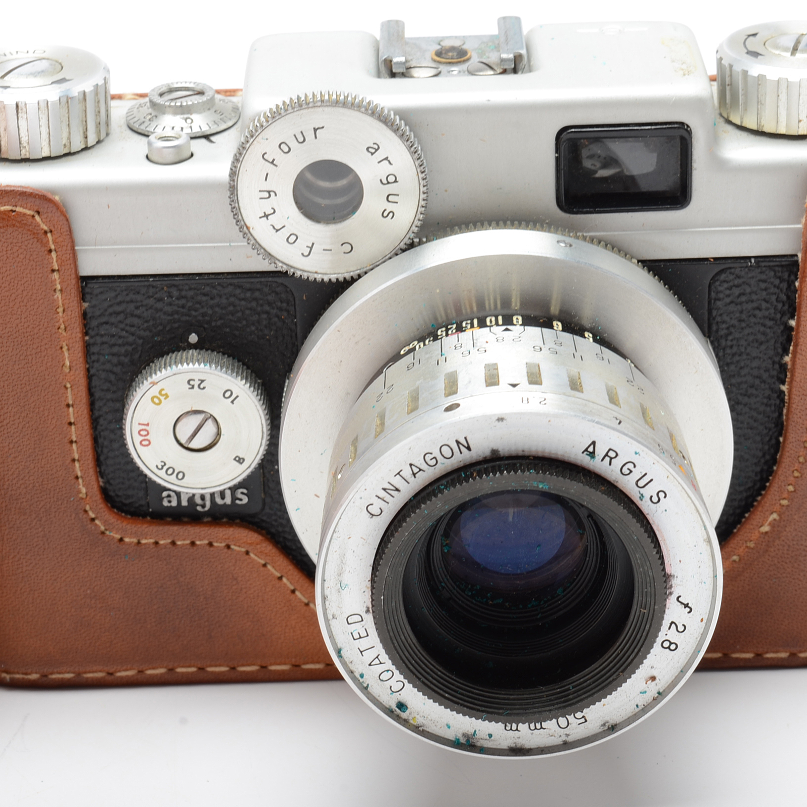 Argus C44 35mm Camera with 50mm and 100mm Lenses