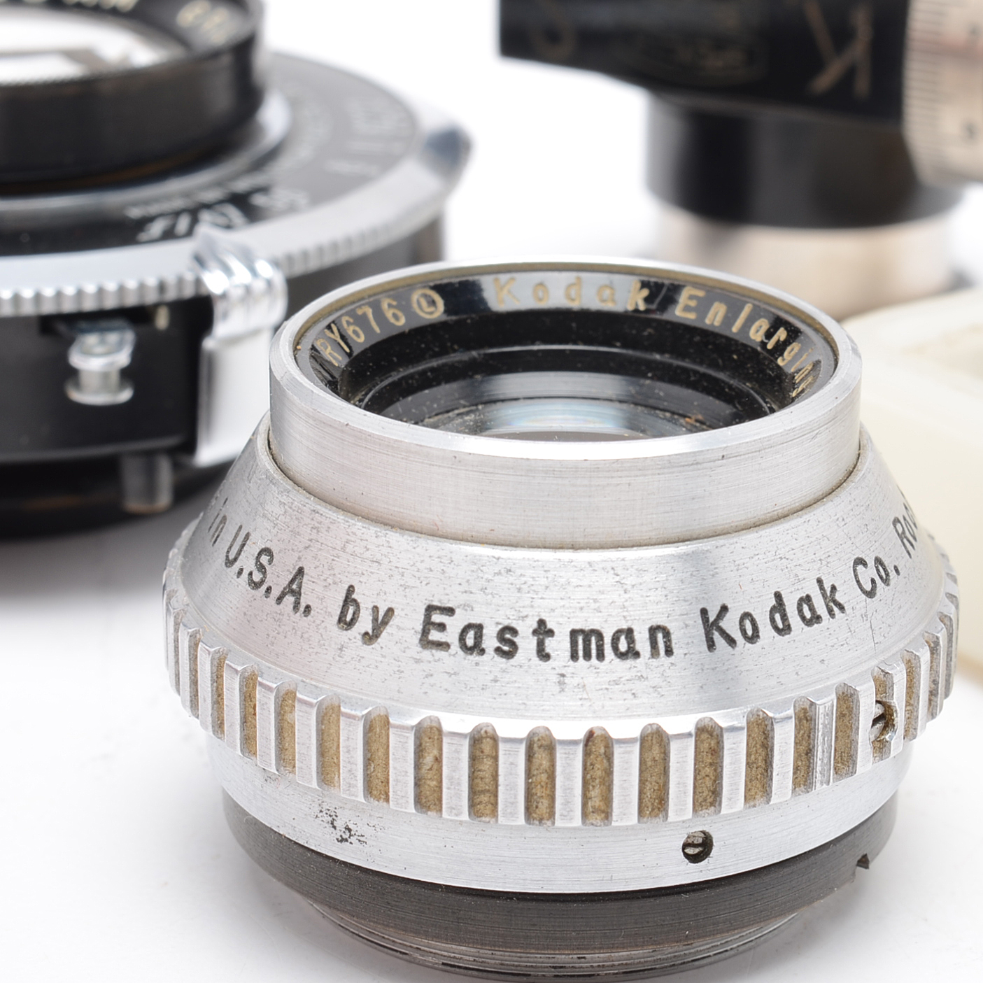 Vintage Camera Lenses and Microscope Accessories