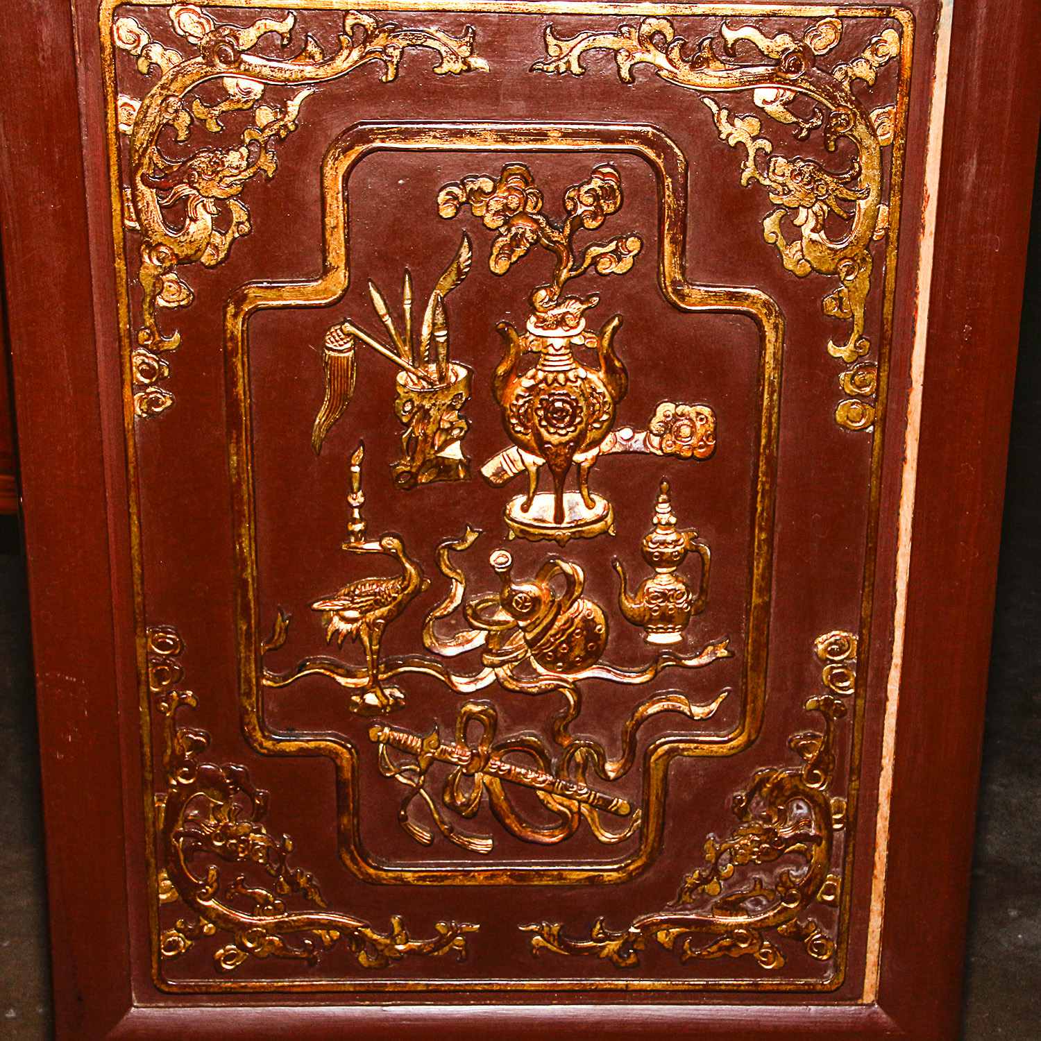 Chinese Chippendale Style Sideboard Cabinet