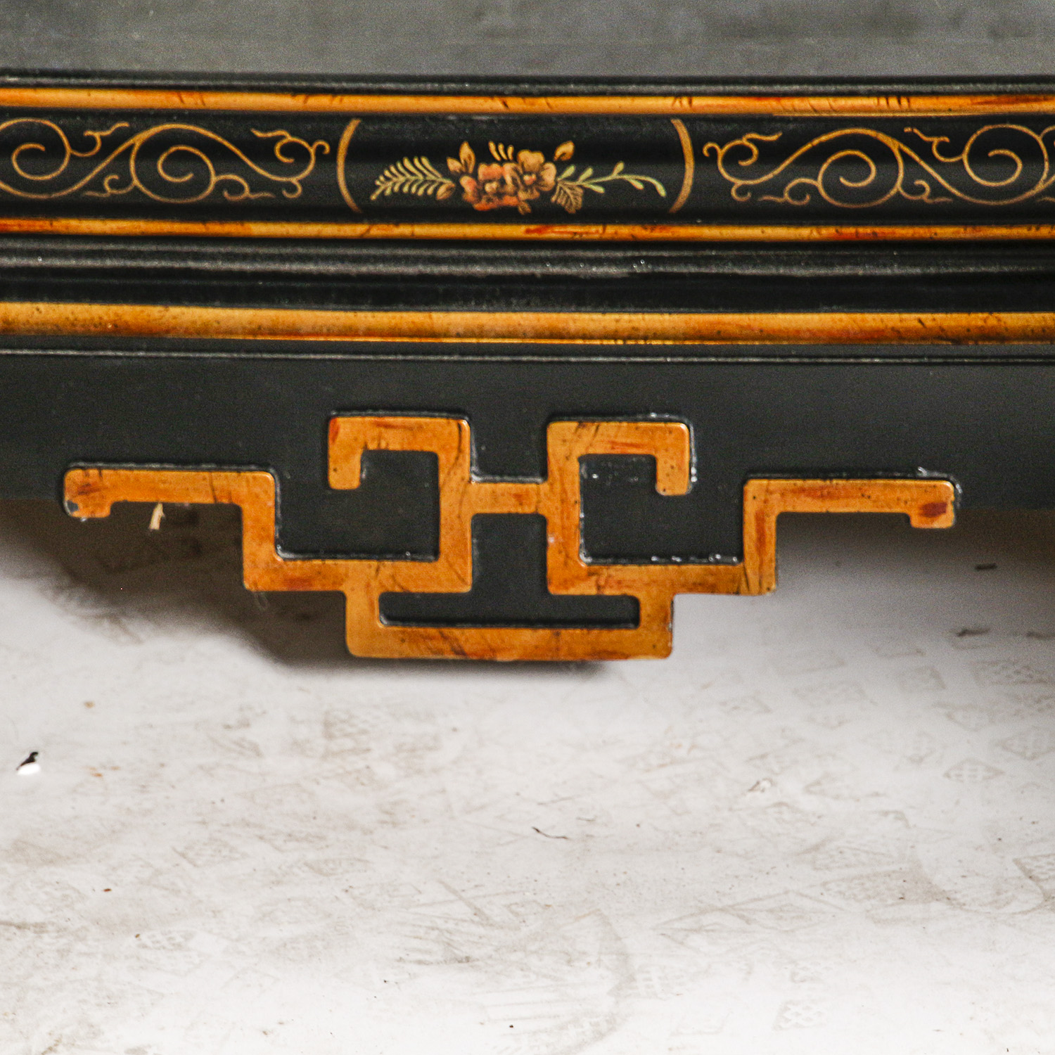 East Asian-Inspired Lighted China Cabinet