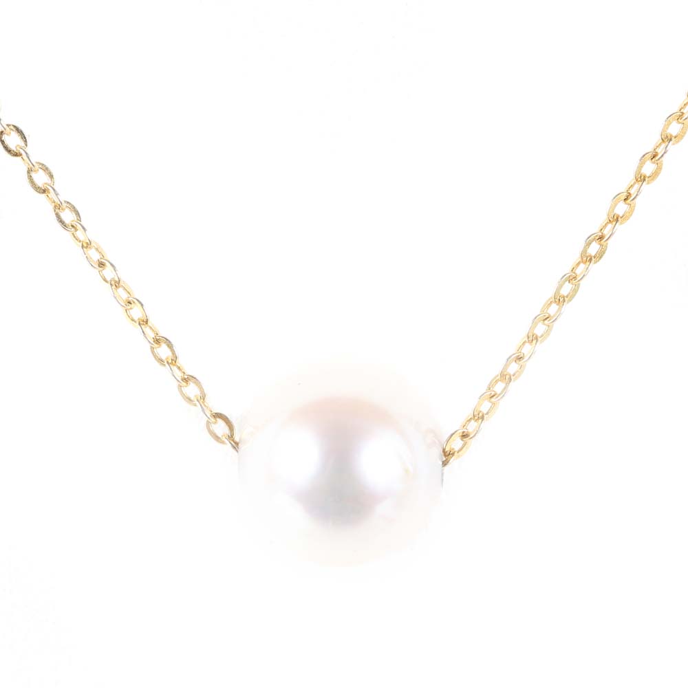 Gold Over Sterling Silver Freshwater Pearl Pendant