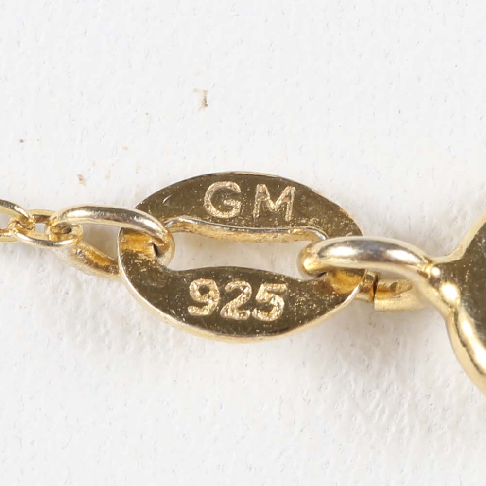 Gold Over Sterling Silver Freshwater Pearl Pendant