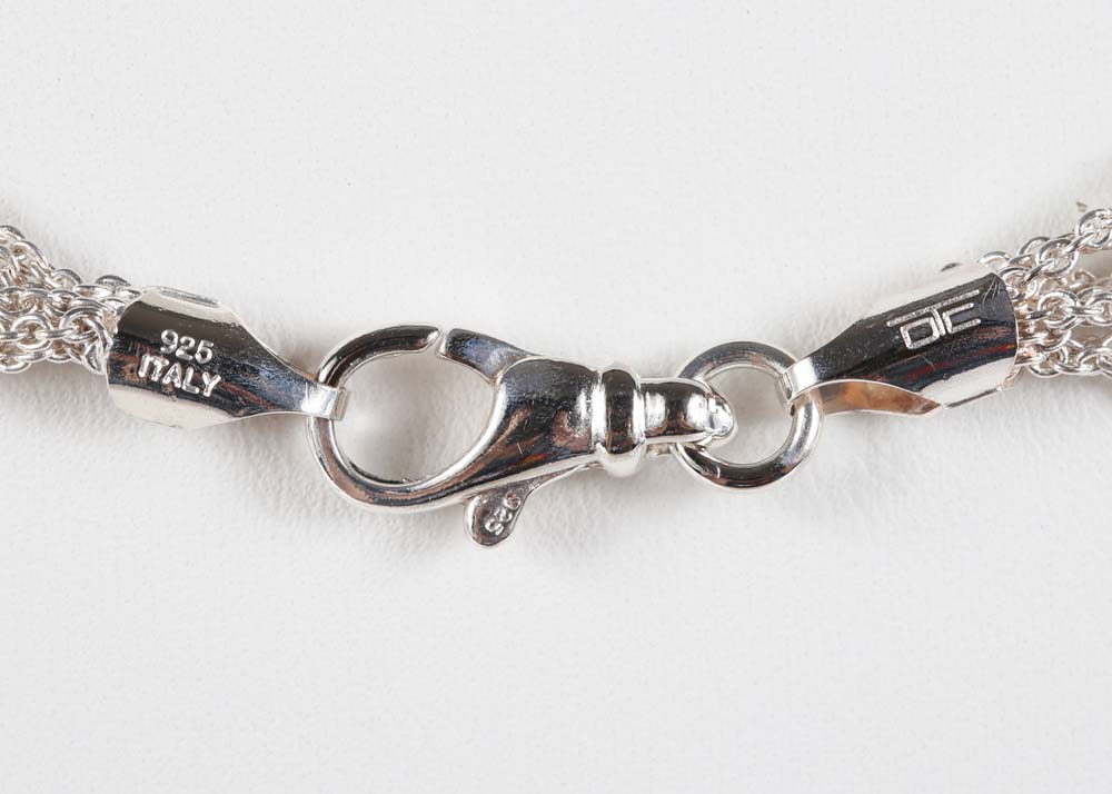 Sterling Silver Heart Pendant Necklace