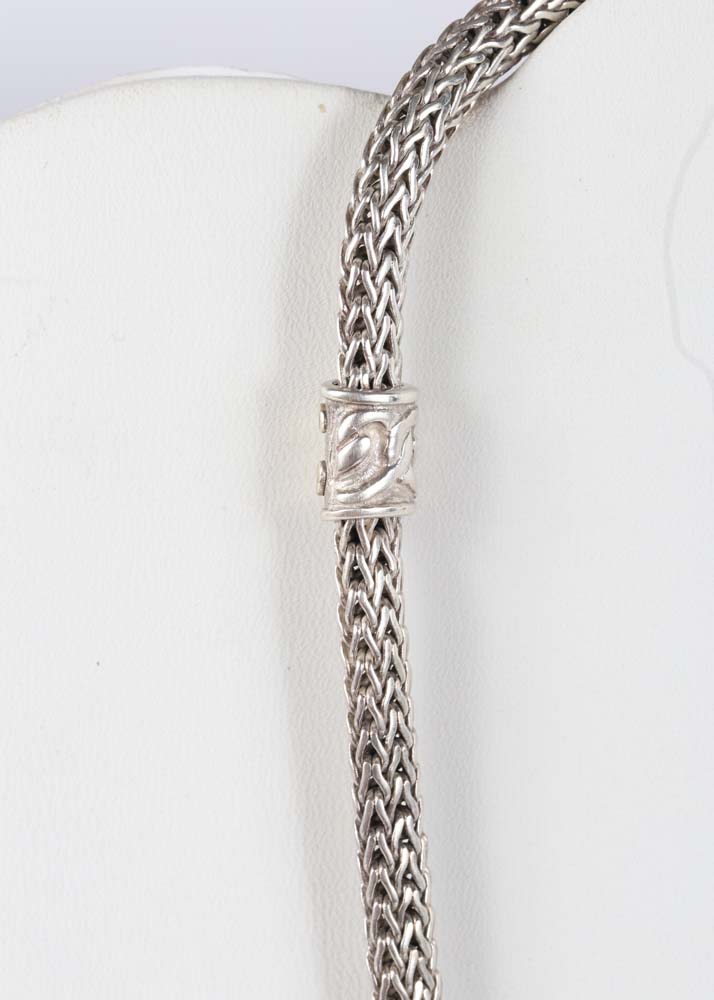 Sterling Silver and 18K Yellow Gold Necklace