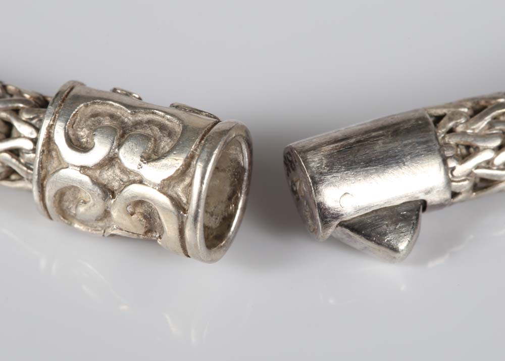 Sterling Silver and 18K Yellow Gold Necklace