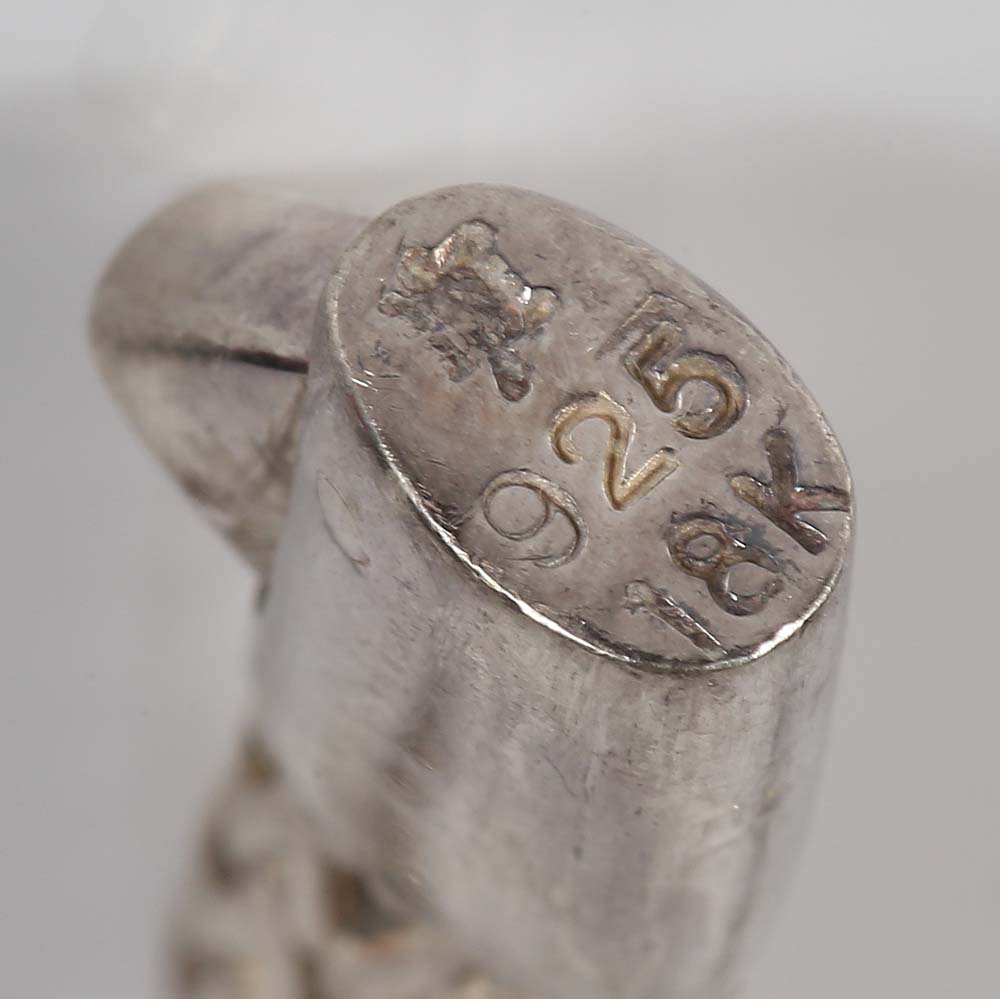 Sterling Silver and 18K Yellow Gold Necklace