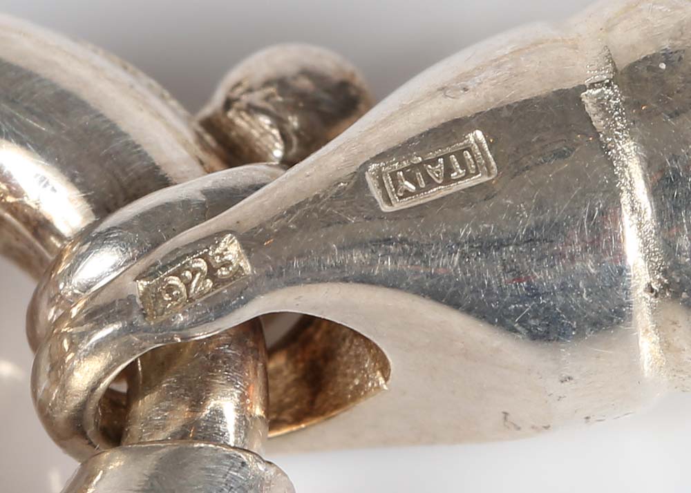 Sterling Silver Beaded Bracelet