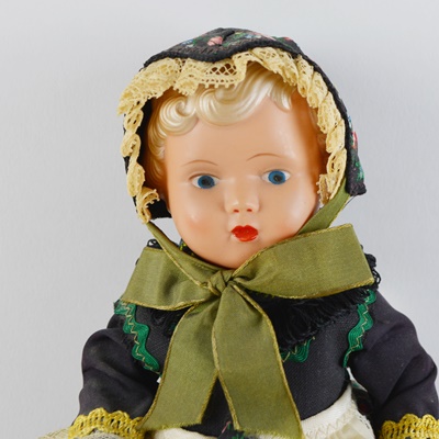 Vintage 9" Celluloid Danish Doll