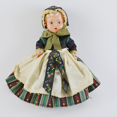 Vintage 9" Celluloid Danish Doll
