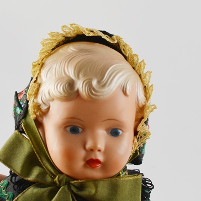 Vintage 9" Celluloid Danish Doll