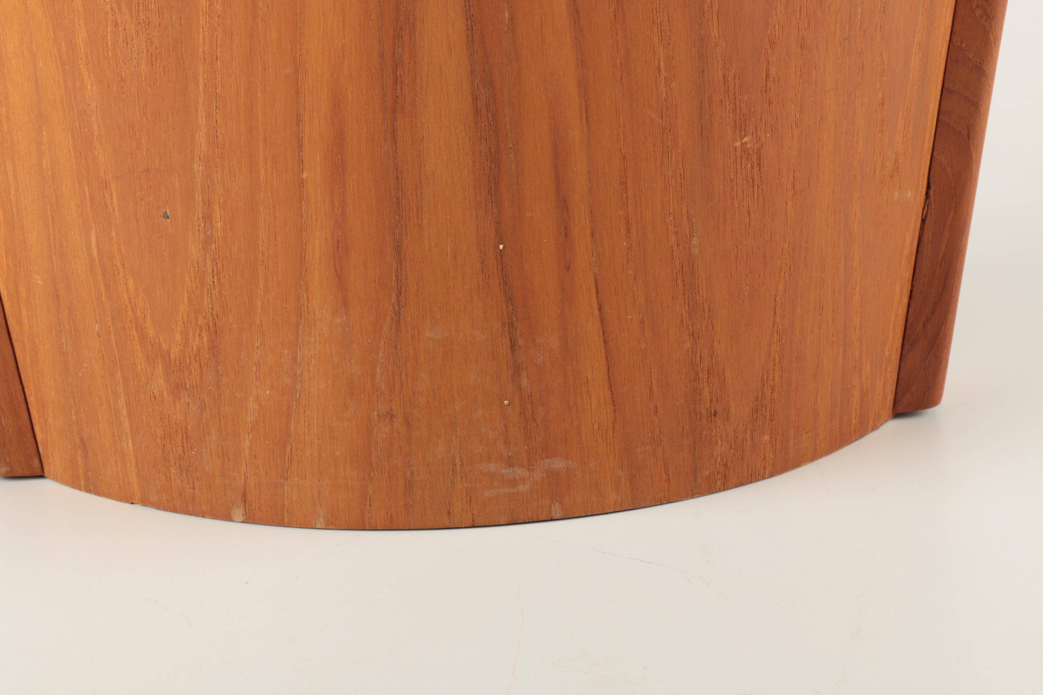 Danish Modern Teak Waste Bin After PS Heggen