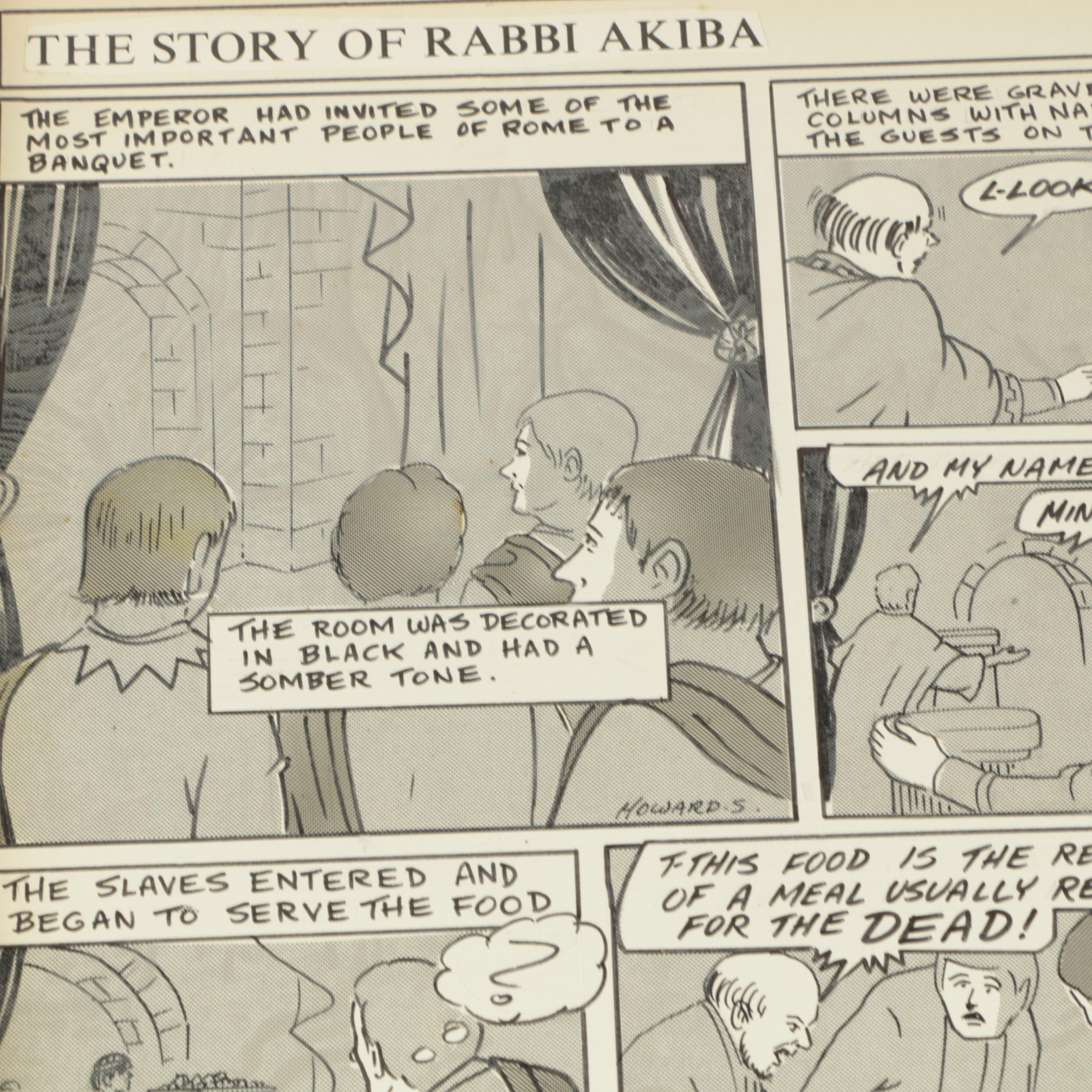 Assorted Lot of Vintage Illustrations and Prints and Leather Portfolio