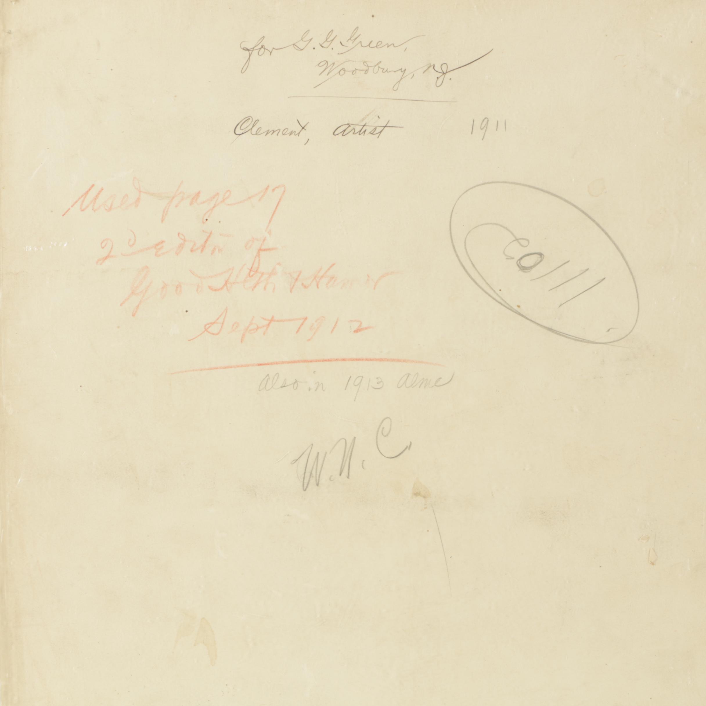 Assorted Lot of Vintage Illustrations and Prints and Leather Portfolio