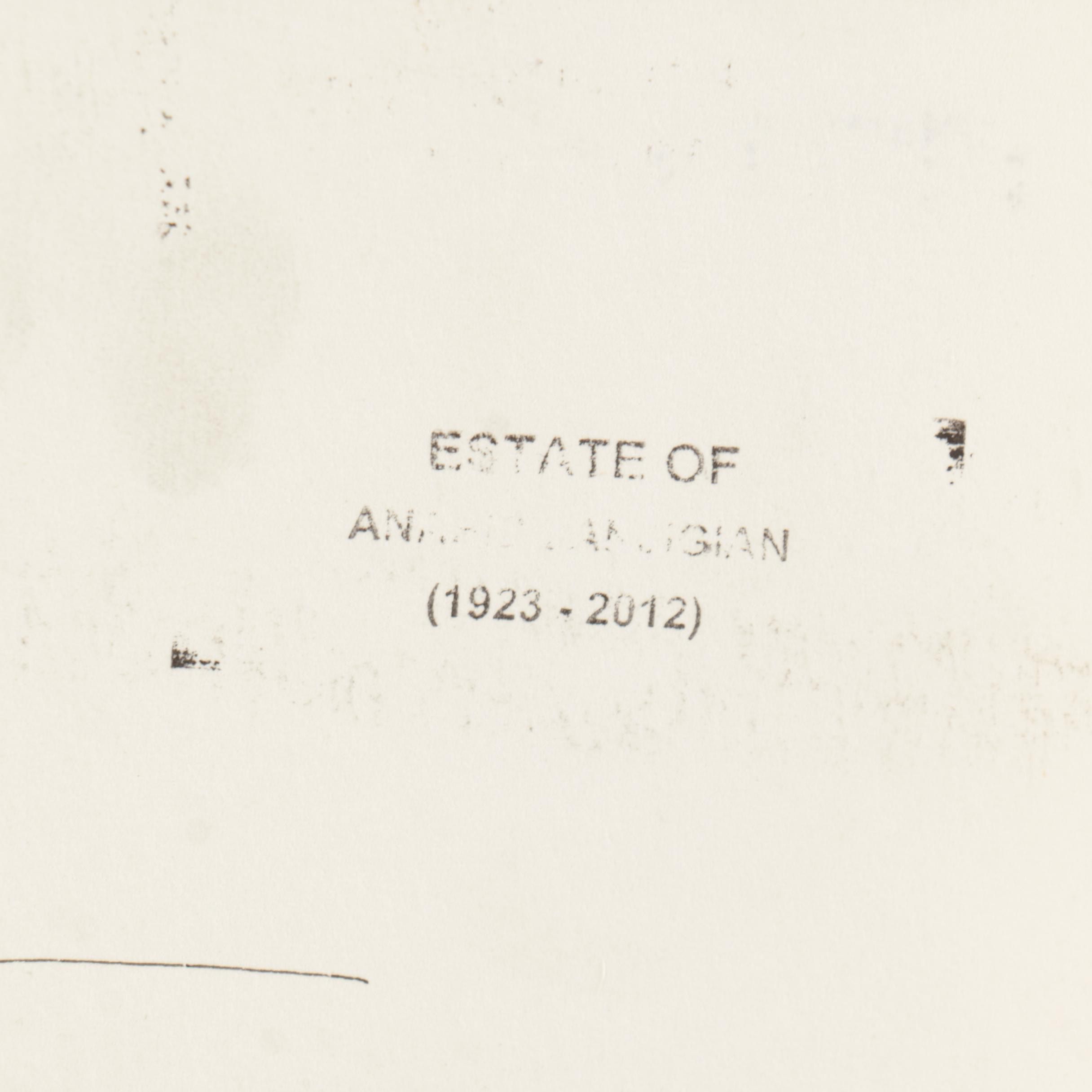 Signed Irene Aunio Watercolor and Assorted Artwork