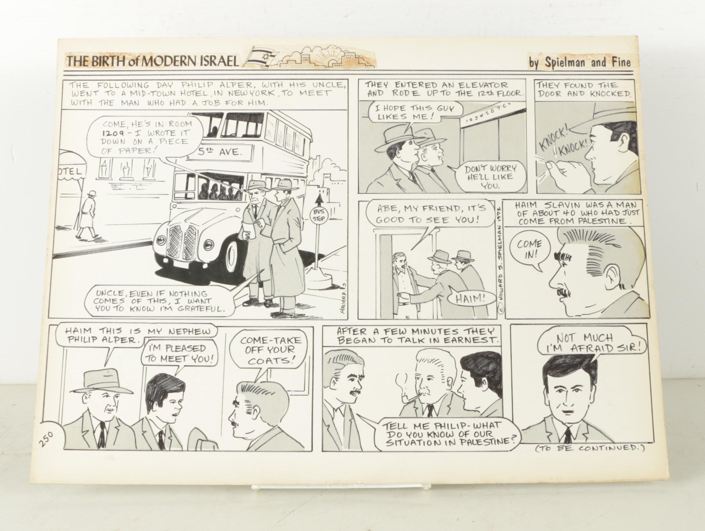 Arnold Fine and Howard Spielman Storyboard Panels and Illustrations