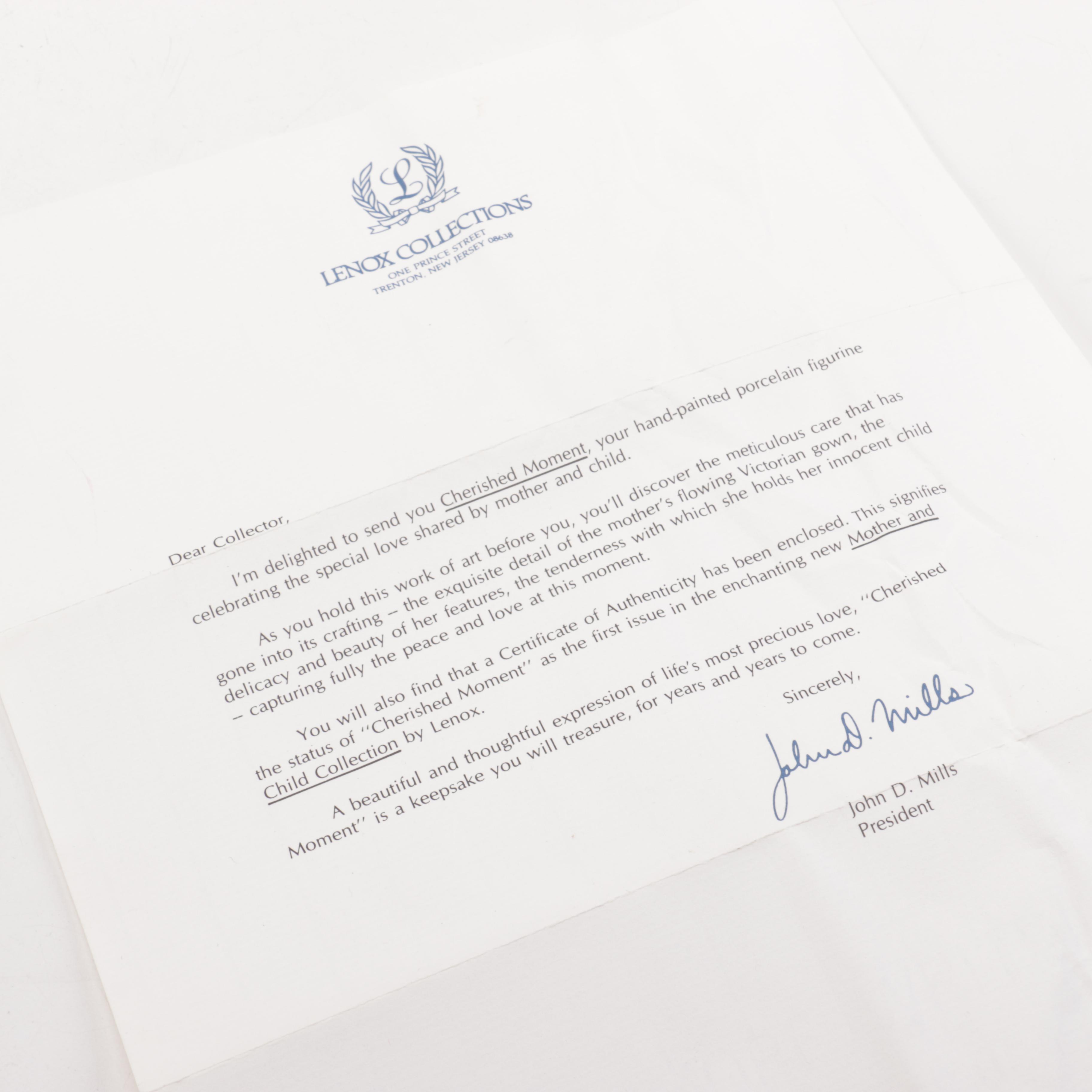 Lenox "Cherished Moment" Porcelain Figurine