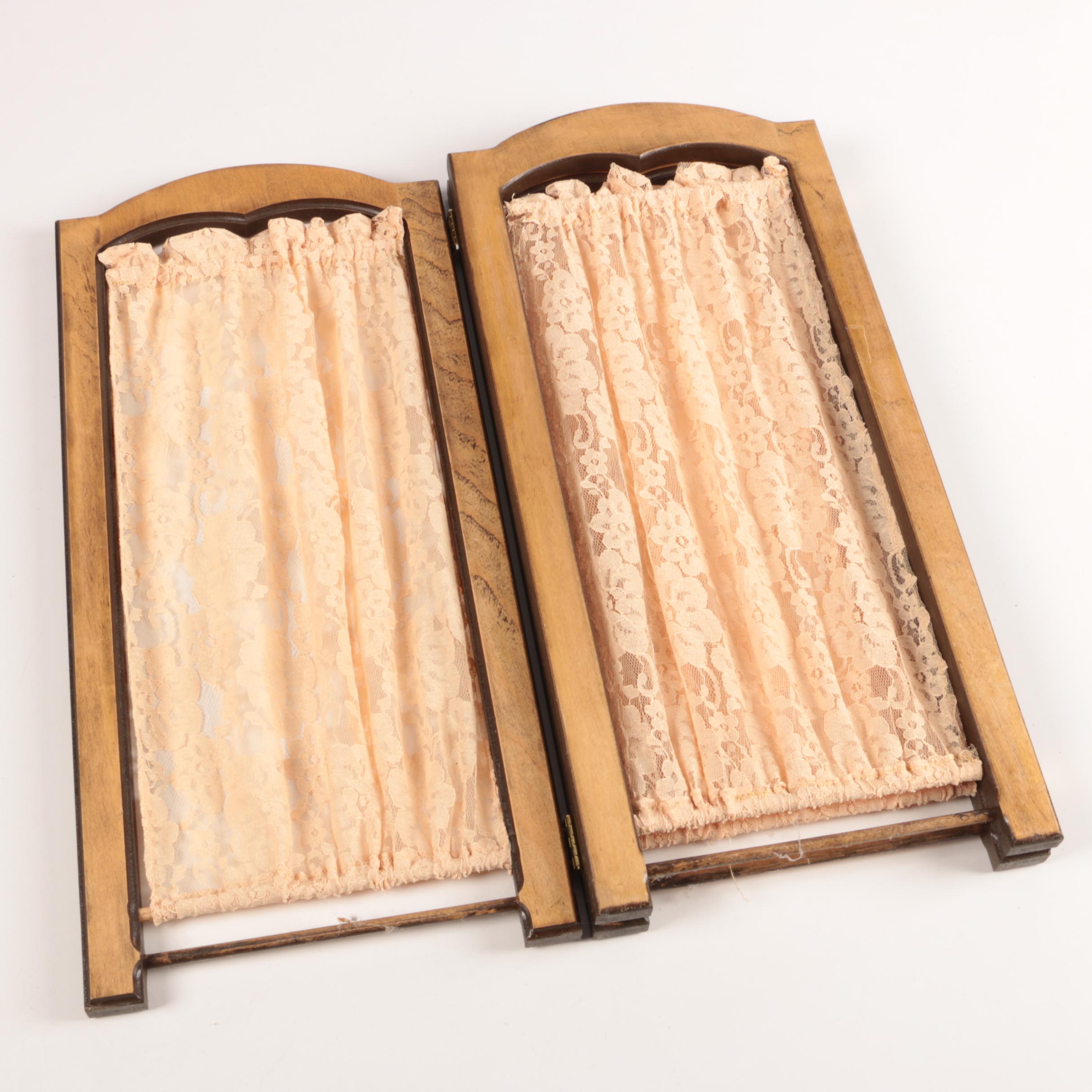 Hand Made Wooden Doll Furniture Including Paul Dunning