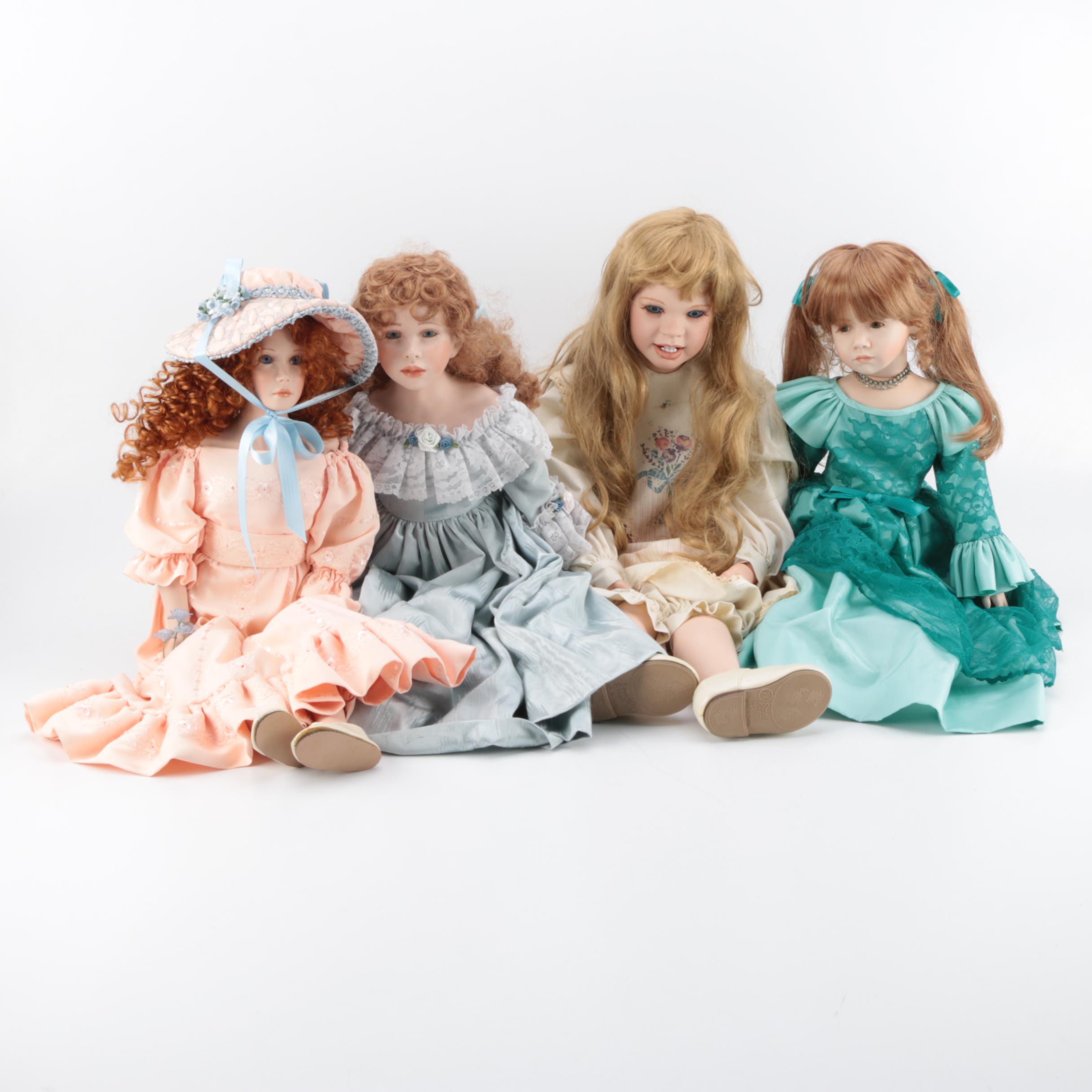 Victorian Style Porcelain Doll Collection