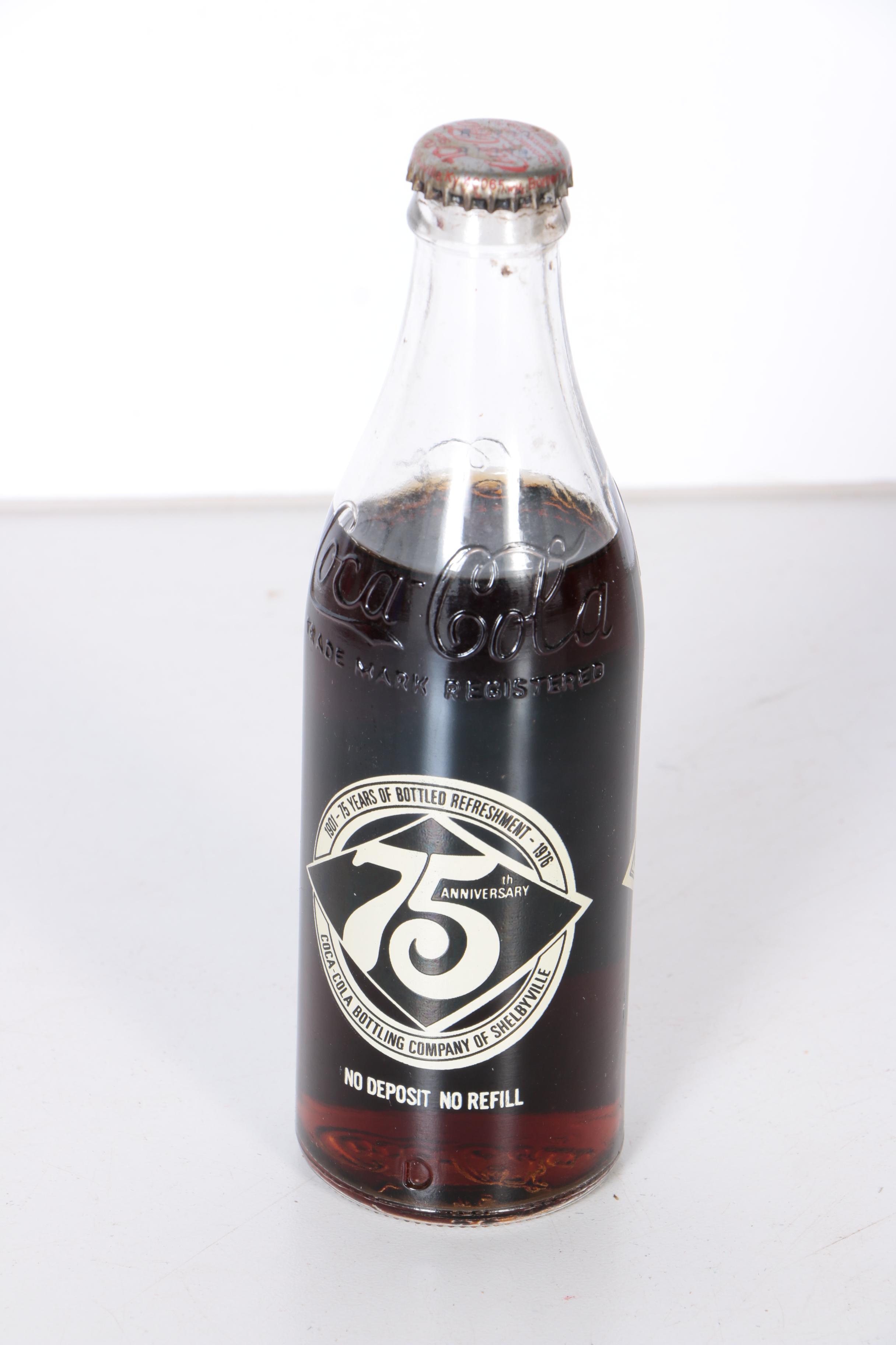 Commemorative Coca-Cola Anniversary Bottle Collection