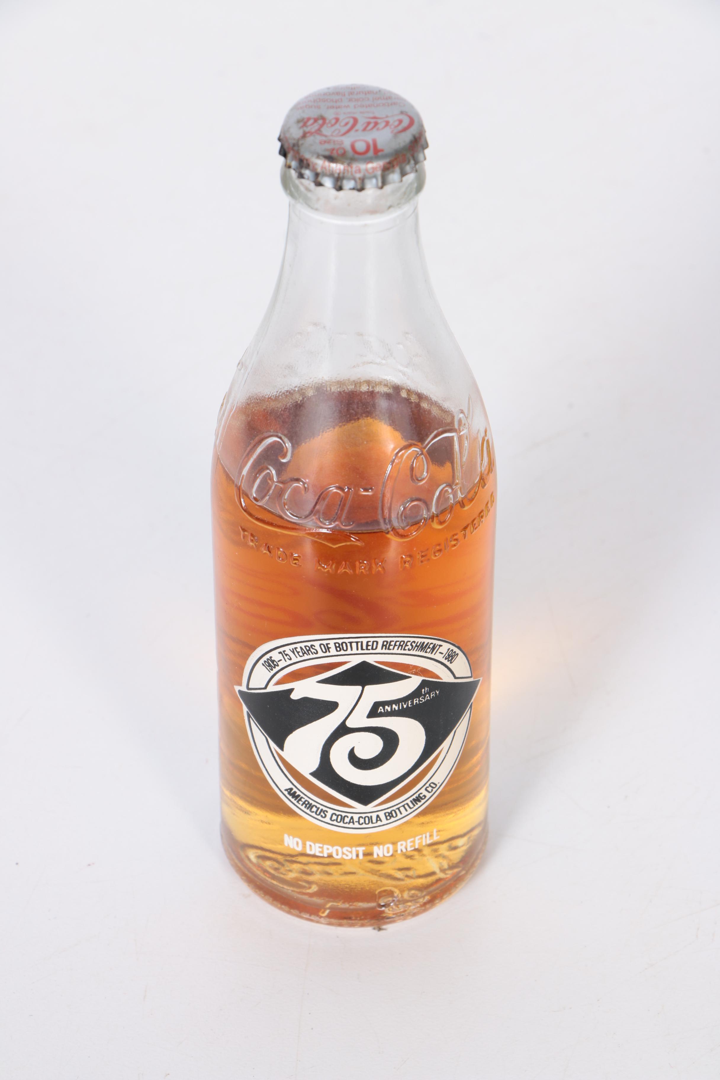 Commemorative Coca-Cola Anniversary Bottle Collection