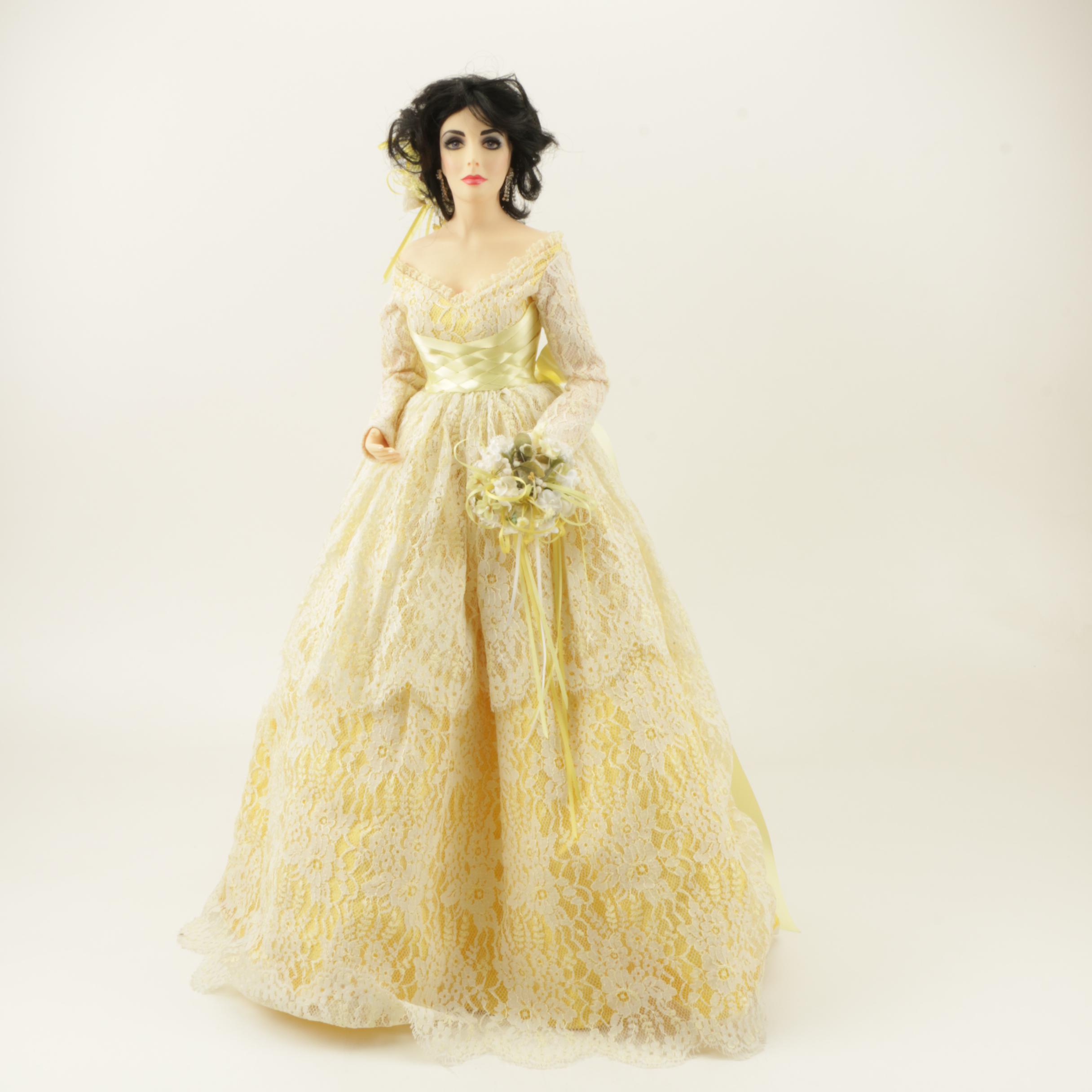 Vintage Paul Gees "Elizabeth Taylor" Bride Doll