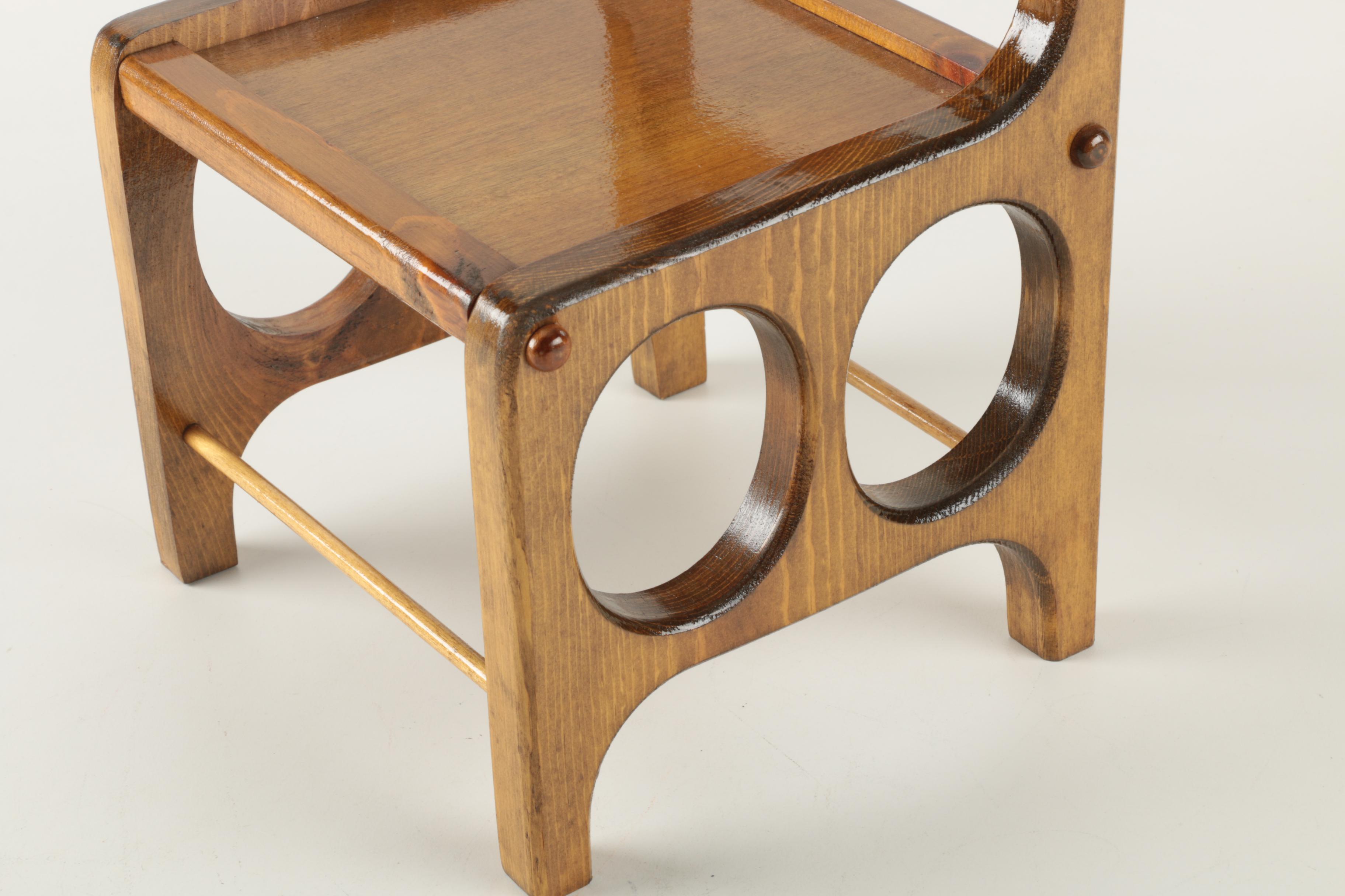 Hand Made Wooden Doll Furniture Including Paul Dunning