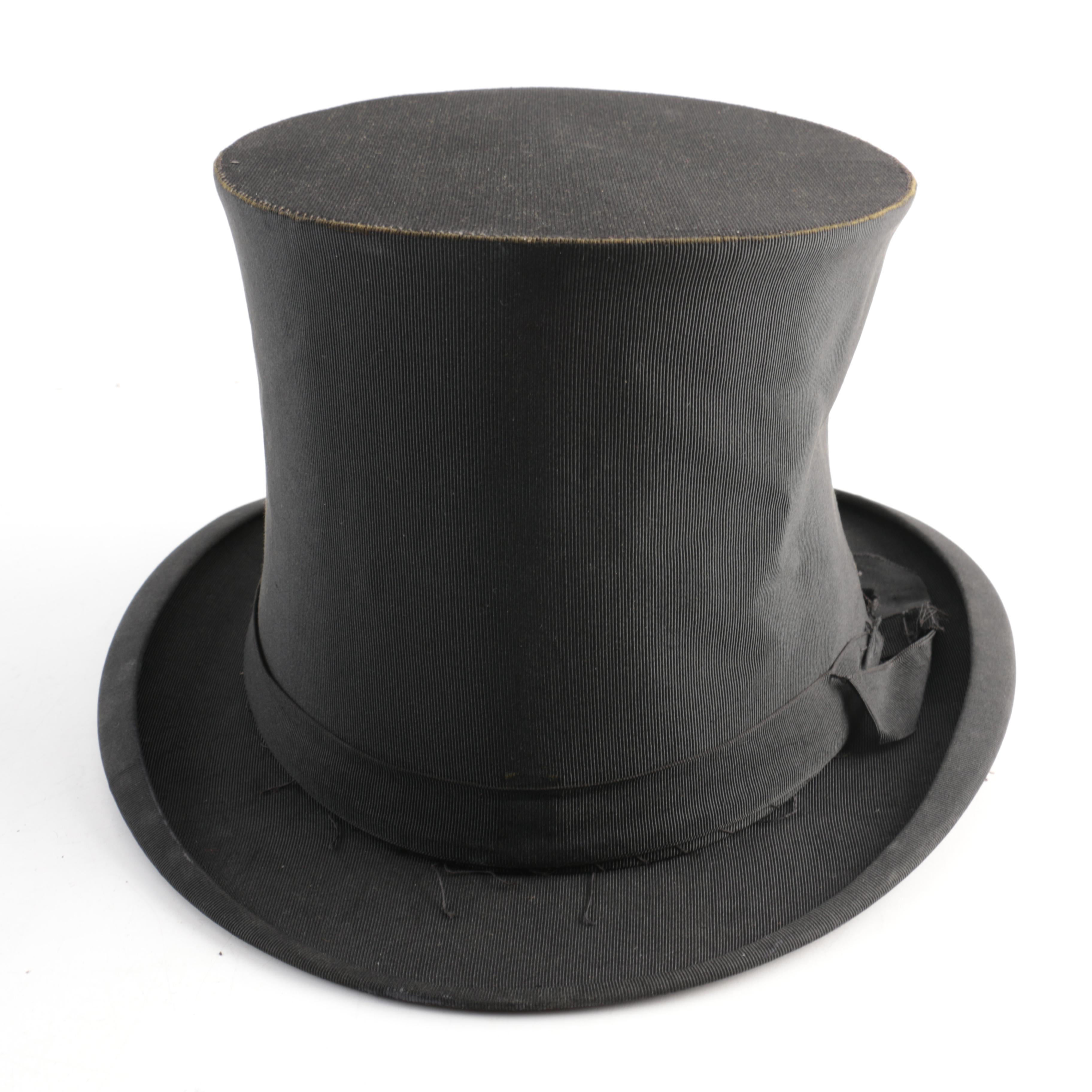 Vintage Dobbs of Fifth Avenue Top Hat