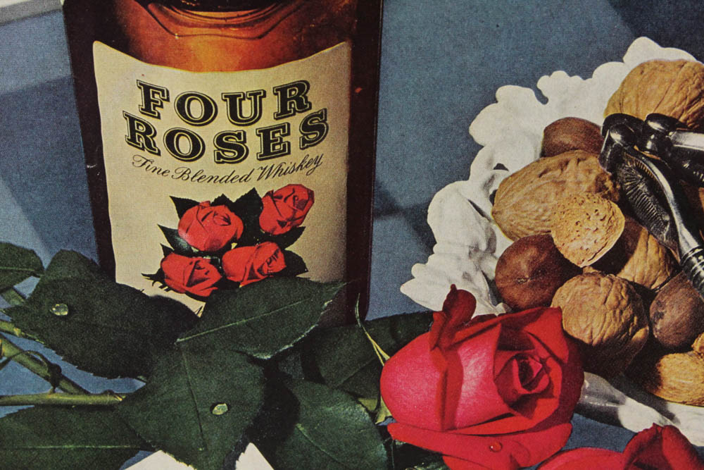 1939 Four Roses Bourbon Advertisement "Wouldn't You Rather Drink Four Roses"