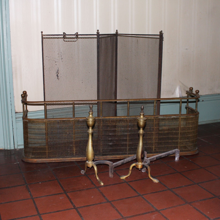 Fireplace Screens and Andirons