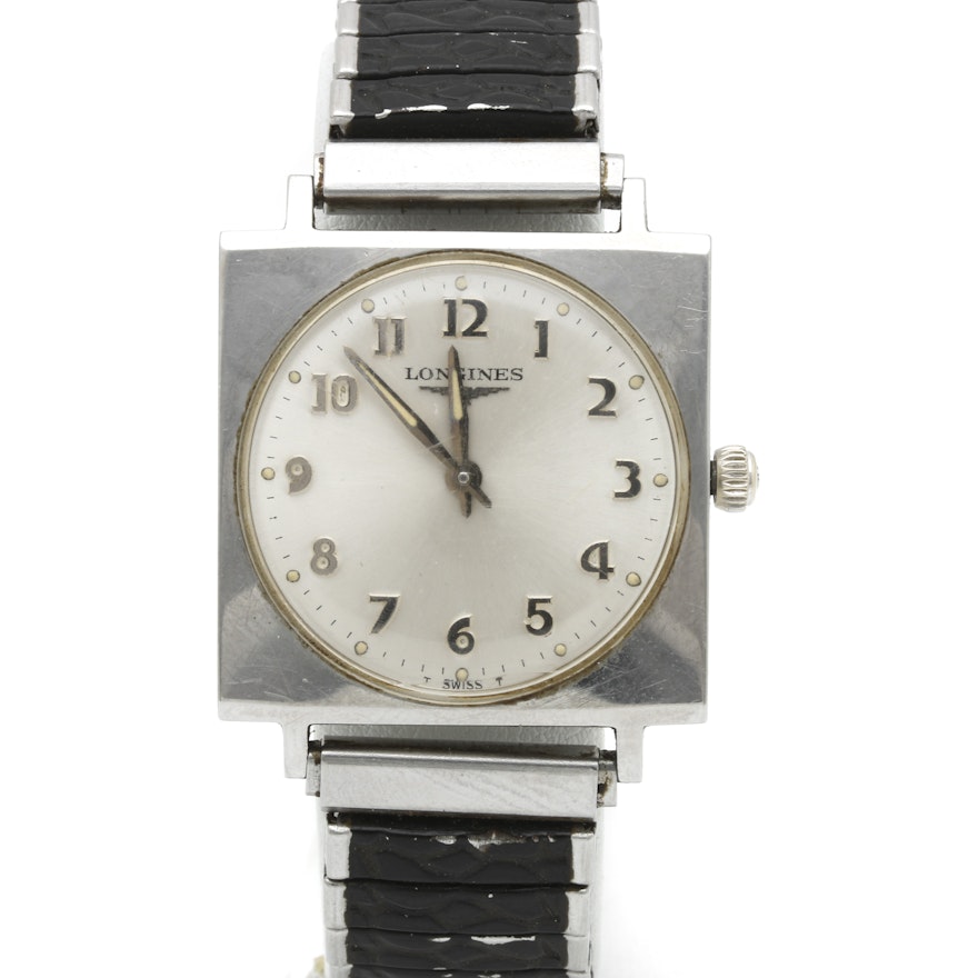 Longines Stainless Steel Wristwatch