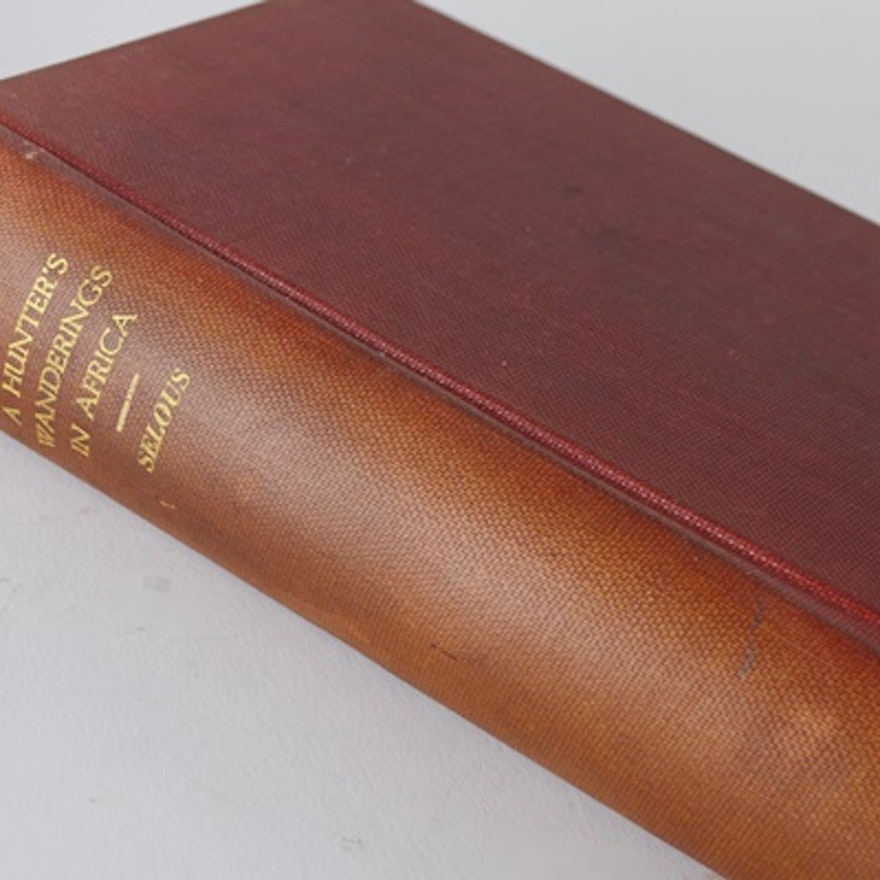 Frederick C. Selous 1881 "A Hunter's Wanderings in Africa" Hardcover Book