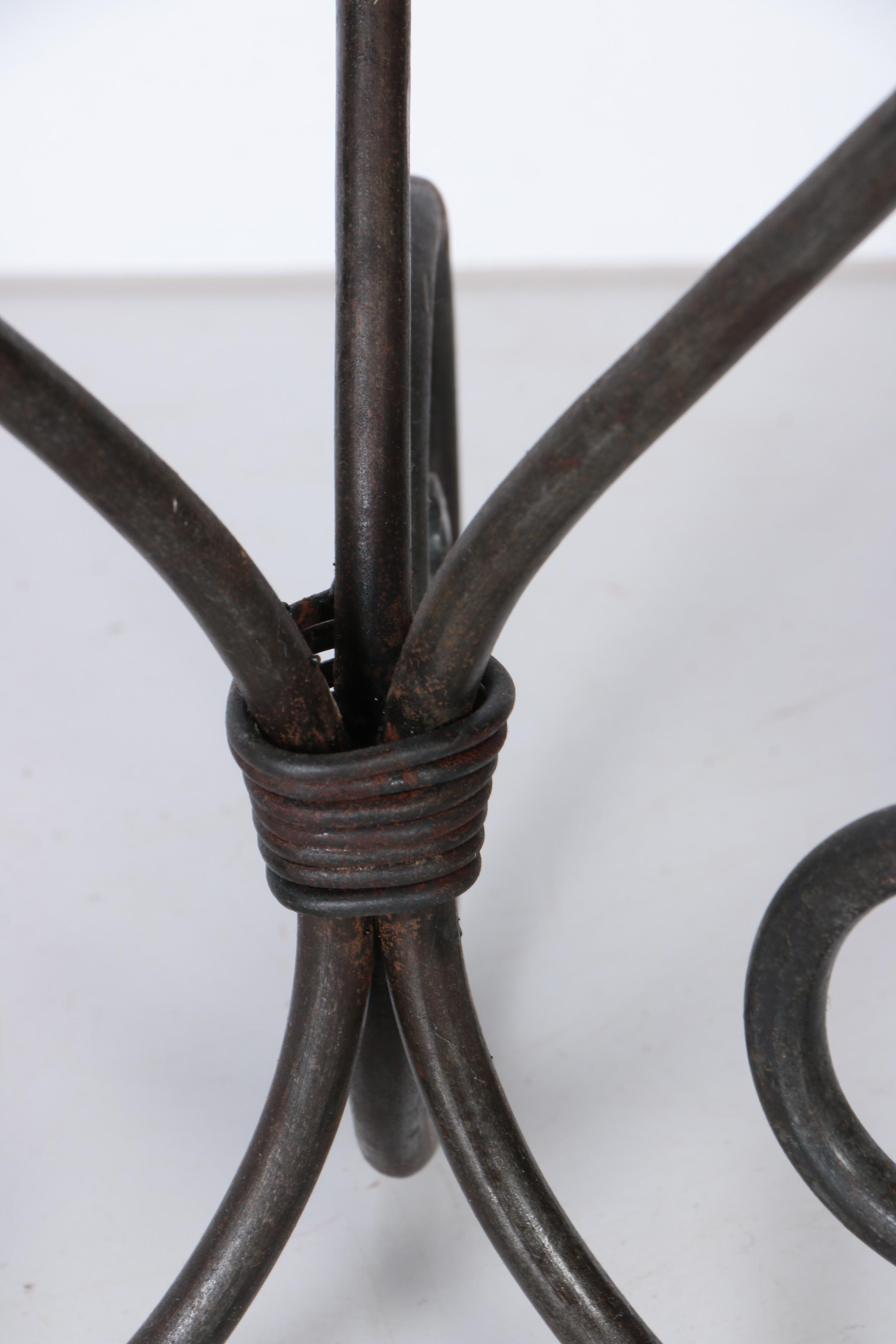 Collection of Iron Candlestick Holders