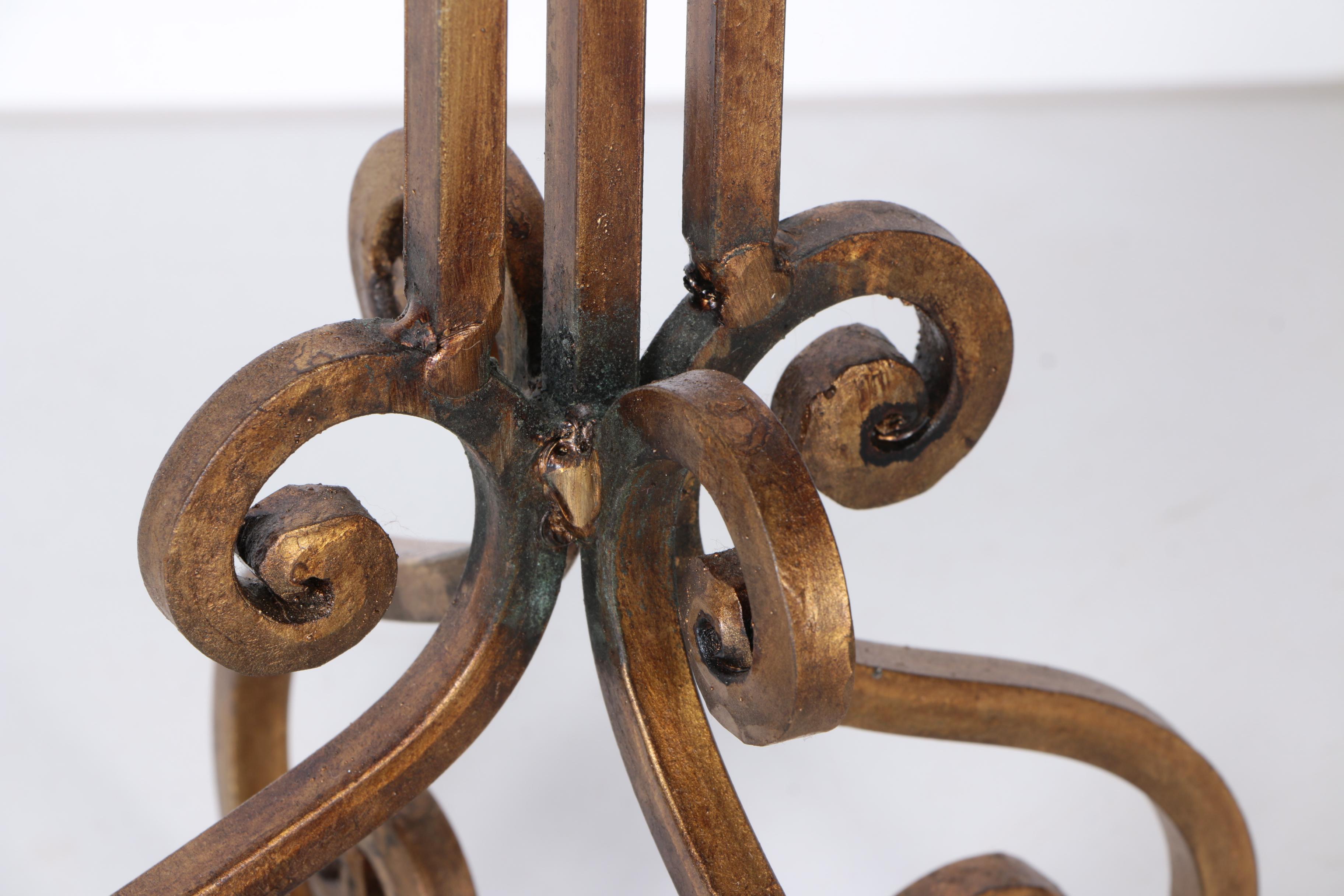 Collection of Iron Candlestick Holders