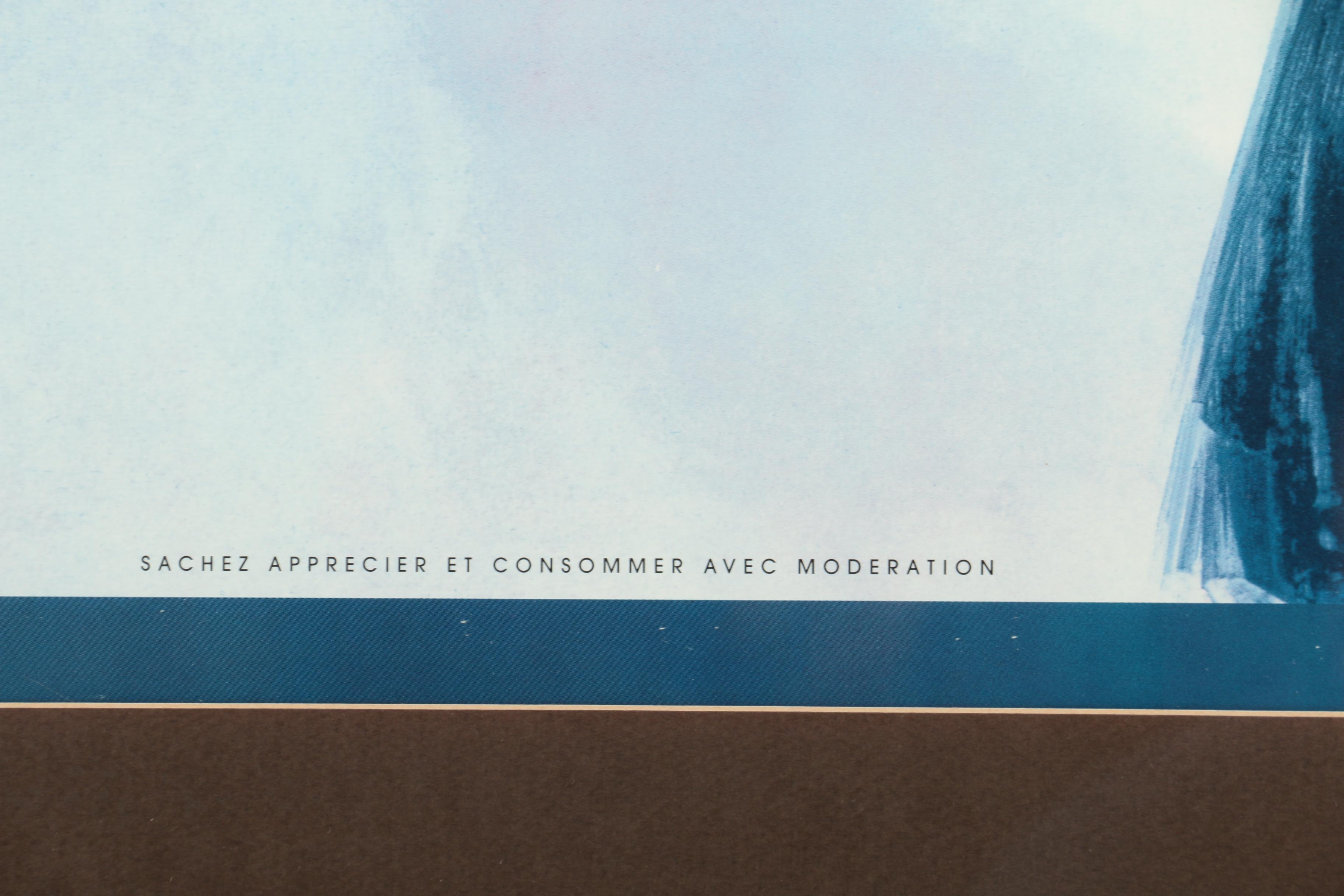 Offset Lithograph Print After Advertisement for "L'Instant Taittinger"