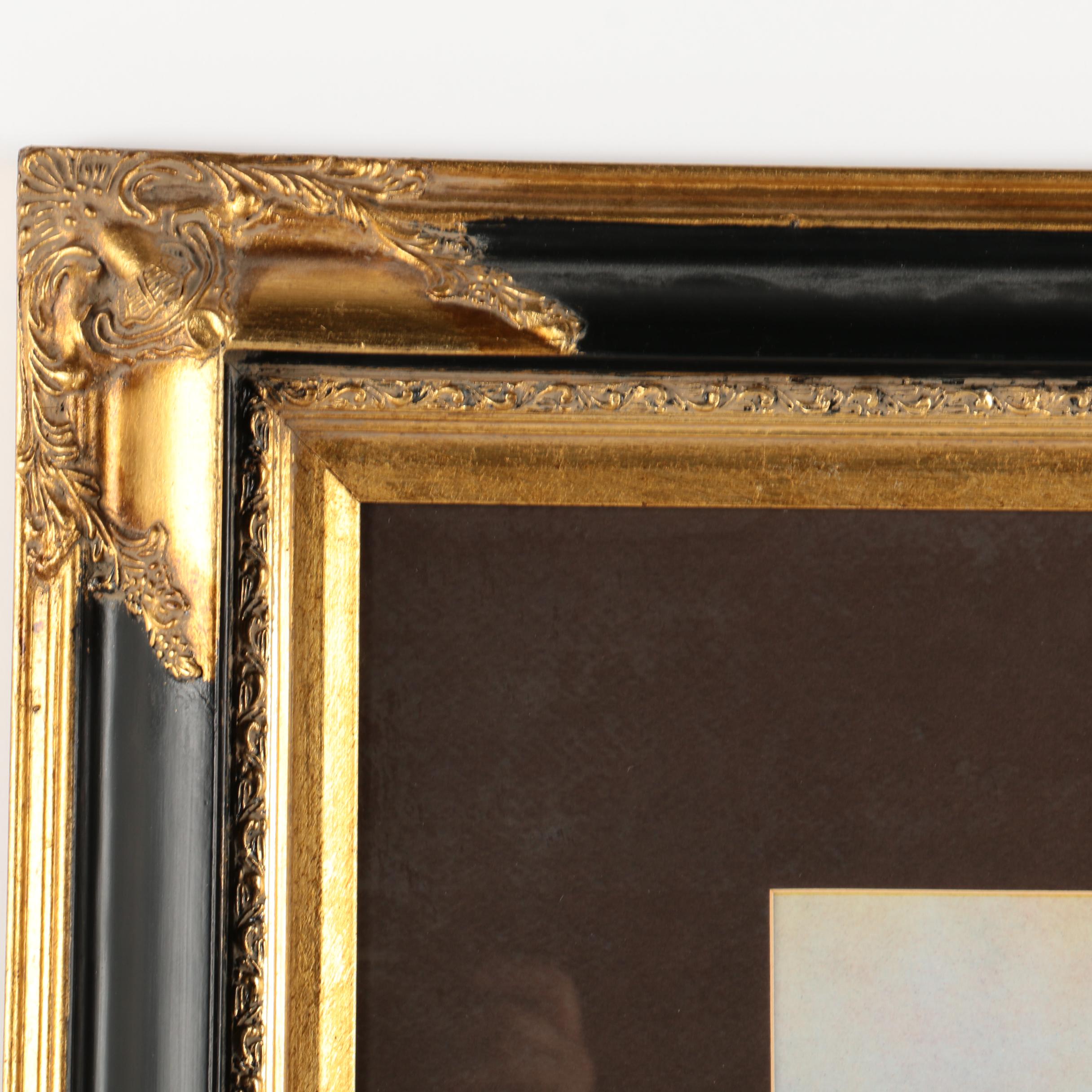 Offset Lithograph Print After Advertisement for "L'Instant Taittinger"