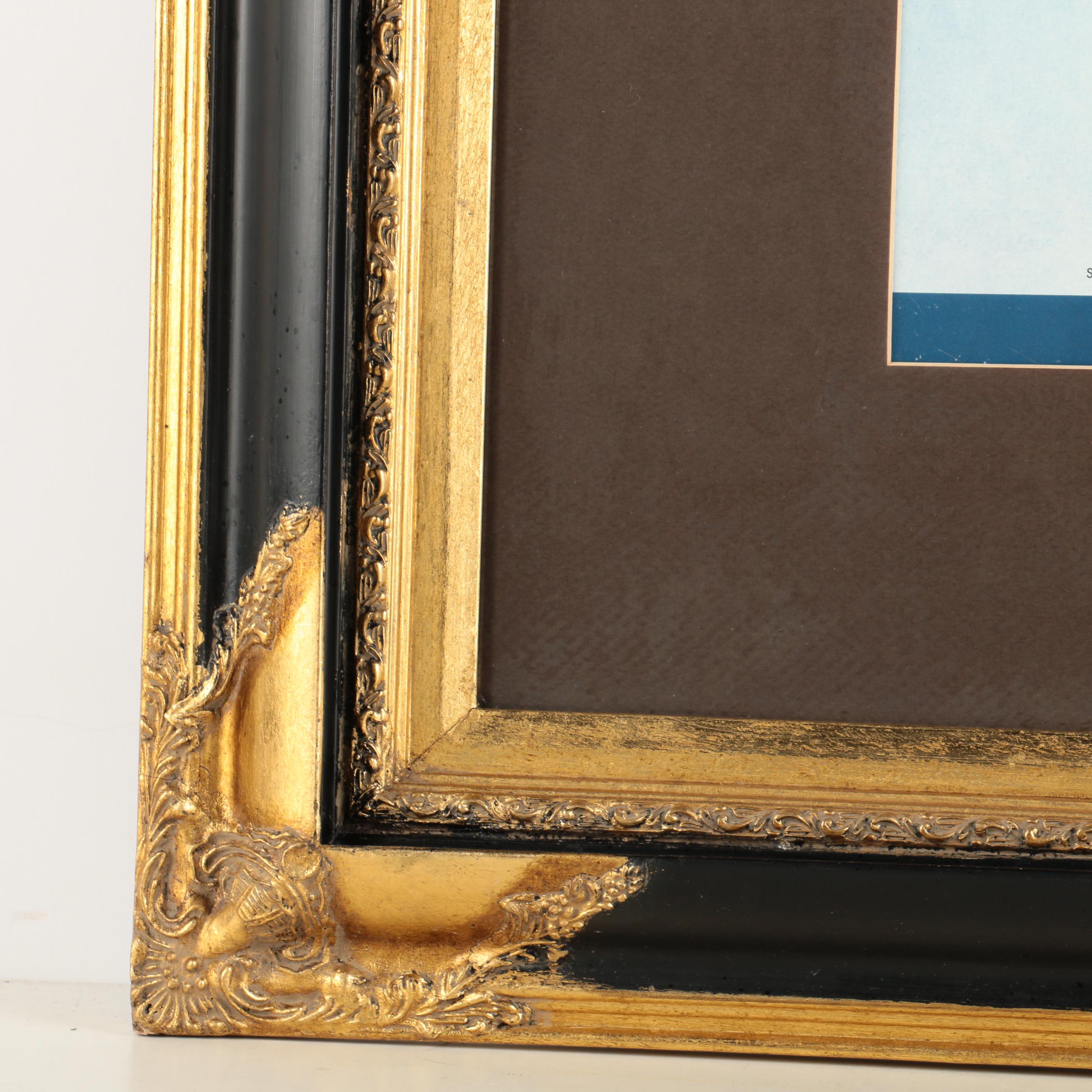 Offset Lithograph Print After Advertisement for "L'Instant Taittinger"