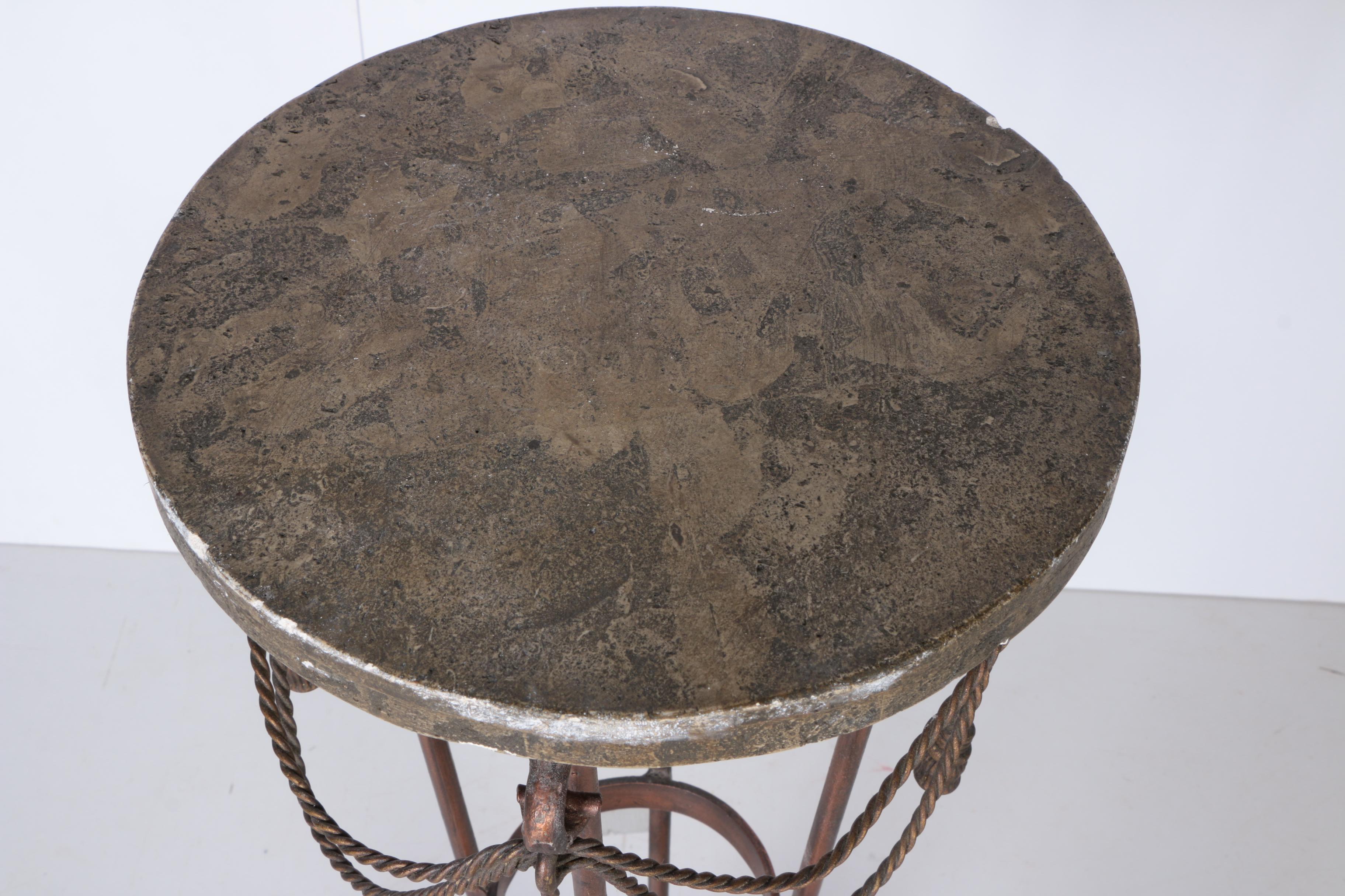 Two Disparate Metal Plant Stands