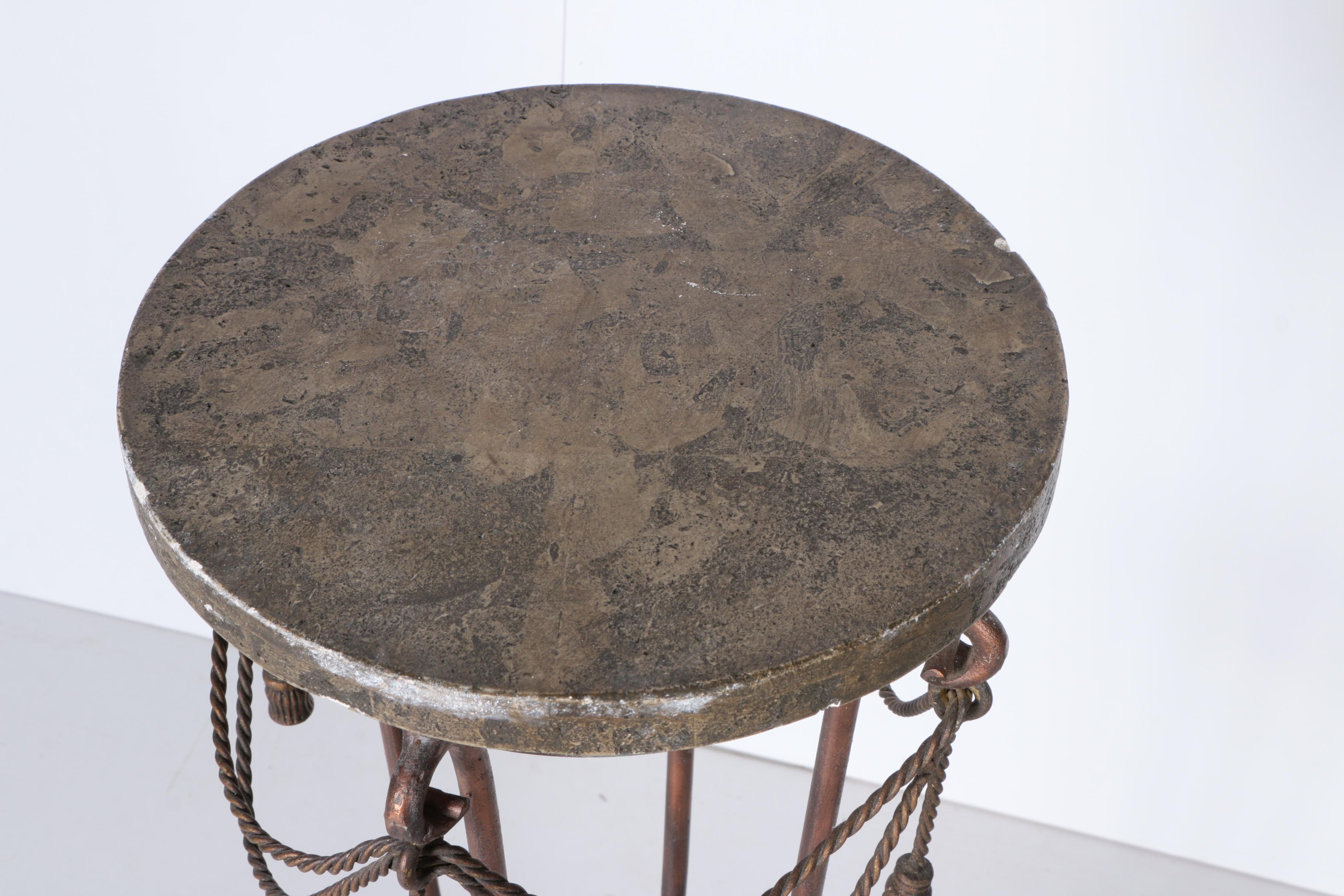 Two Disparate Metal Plant Stands