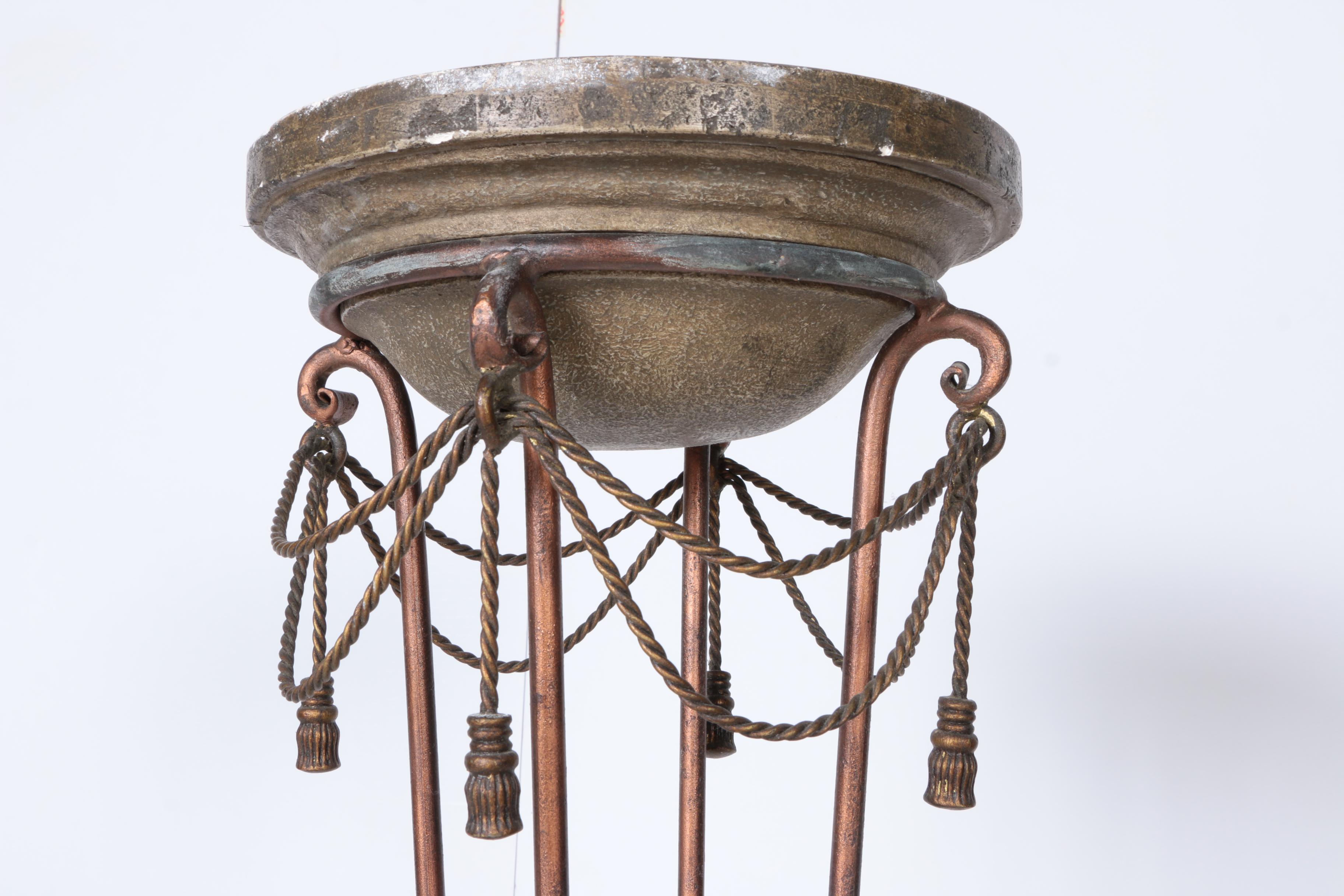 Two Disparate Metal Plant Stands