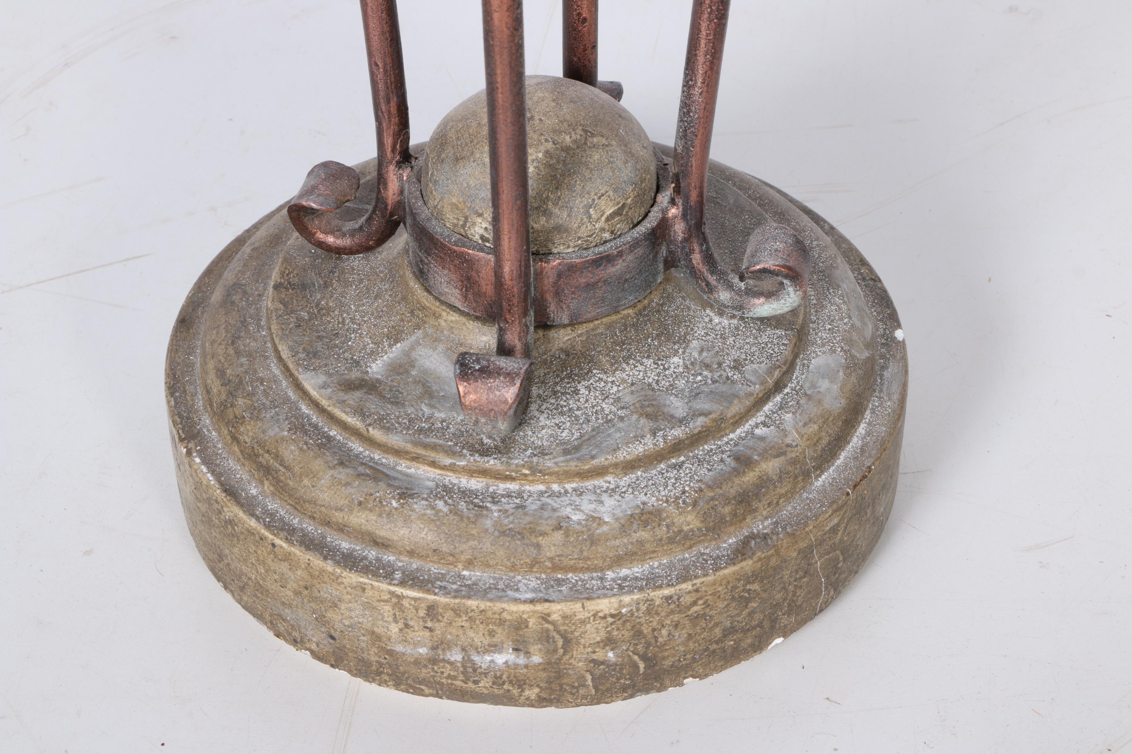 Two Disparate Metal Plant Stands