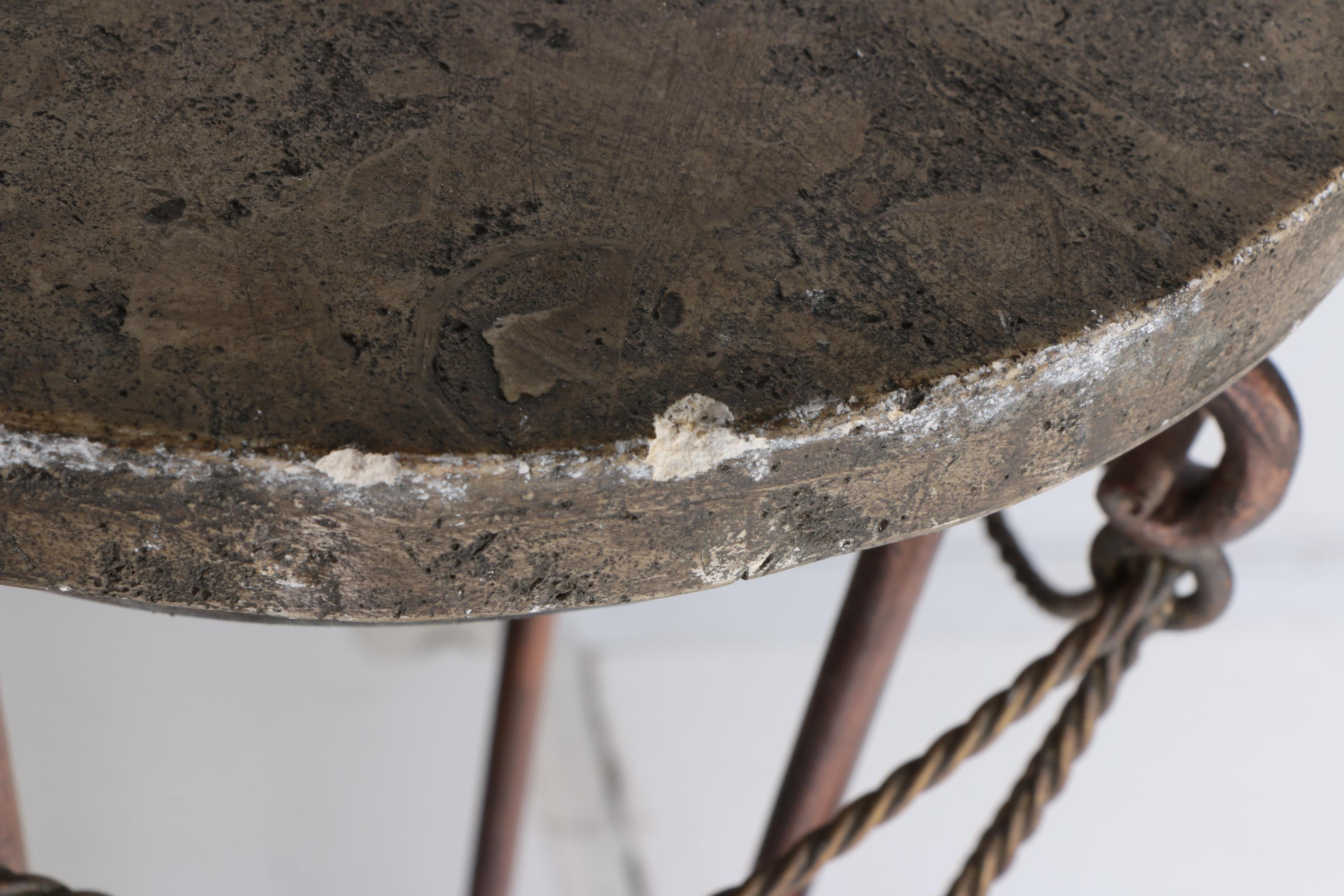 Two Disparate Metal Plant Stands