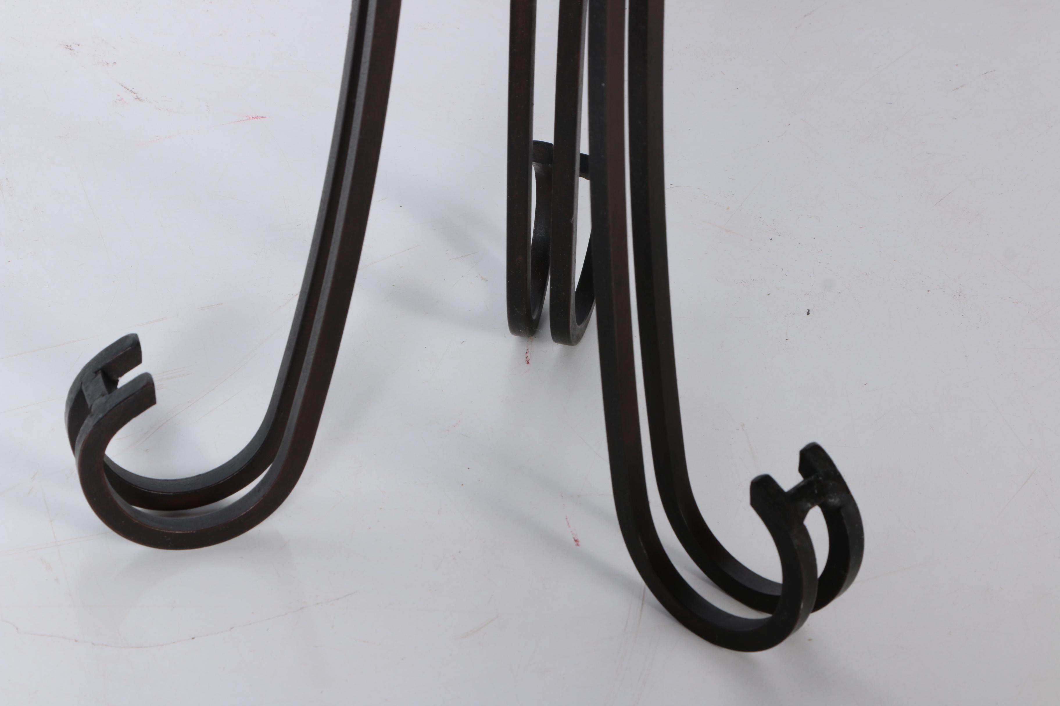 Two Disparate Metal Plant Stands