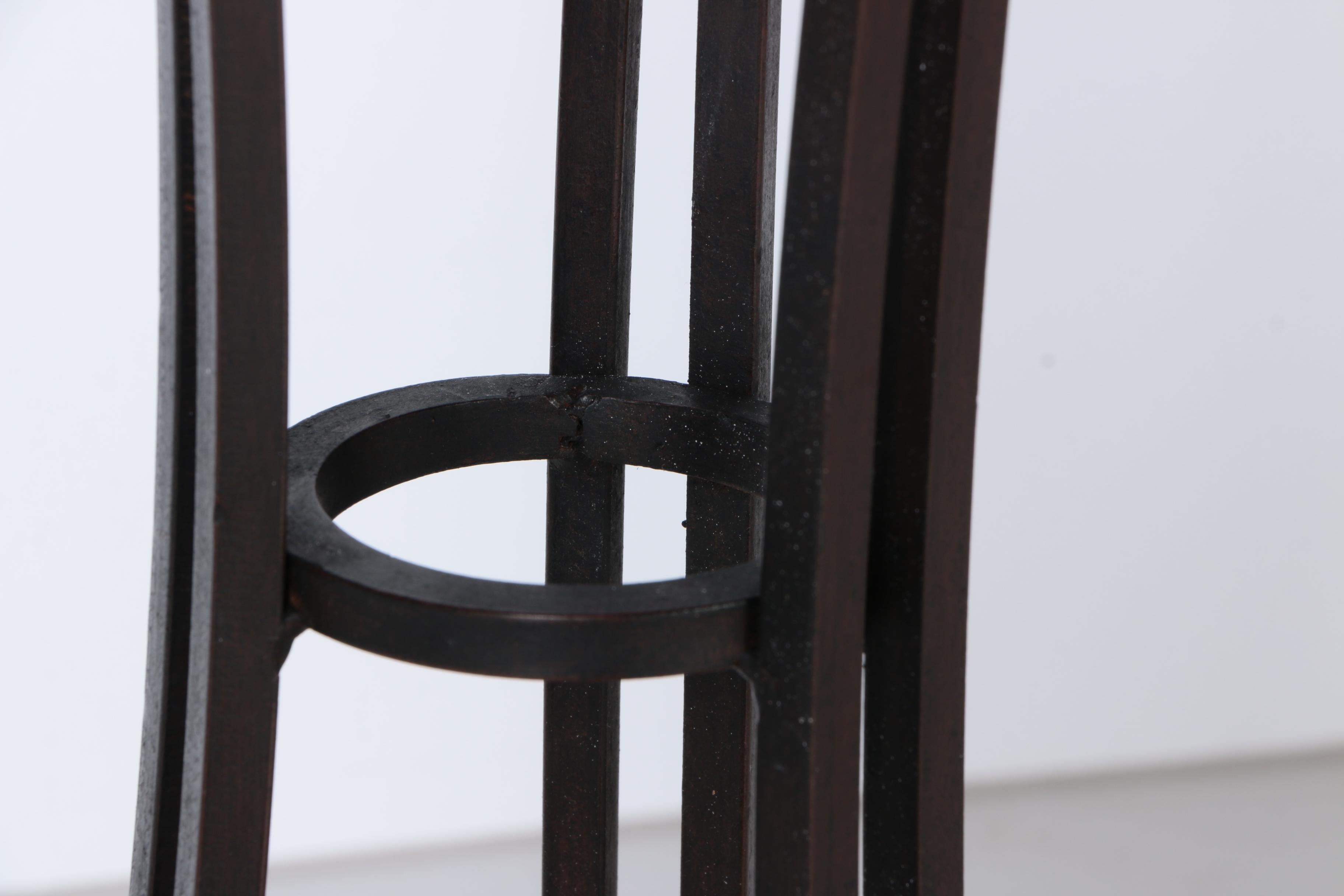 Two Disparate Metal Plant Stands