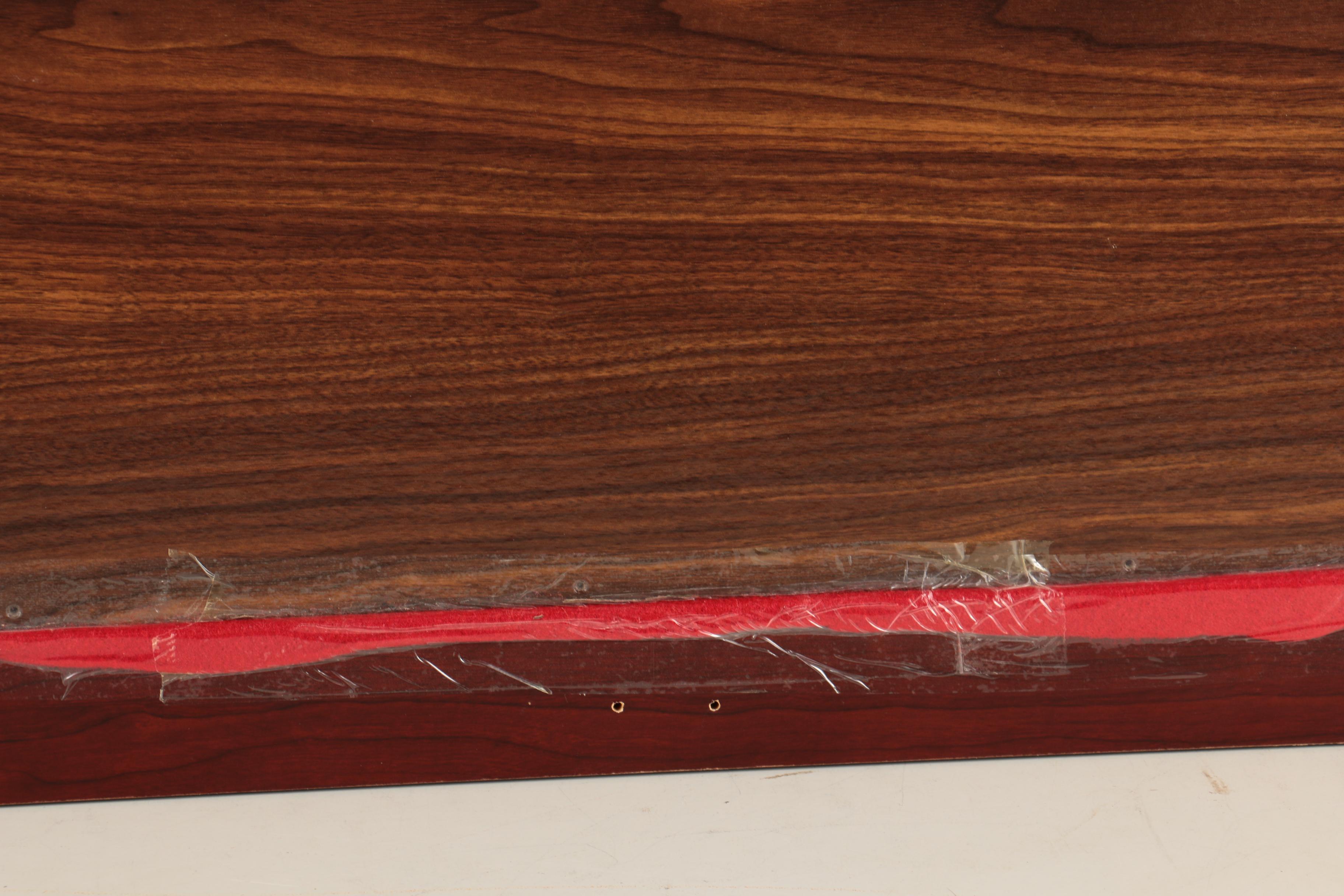 A Framed Collection of 1996 Cleveland Indians Memorabilia