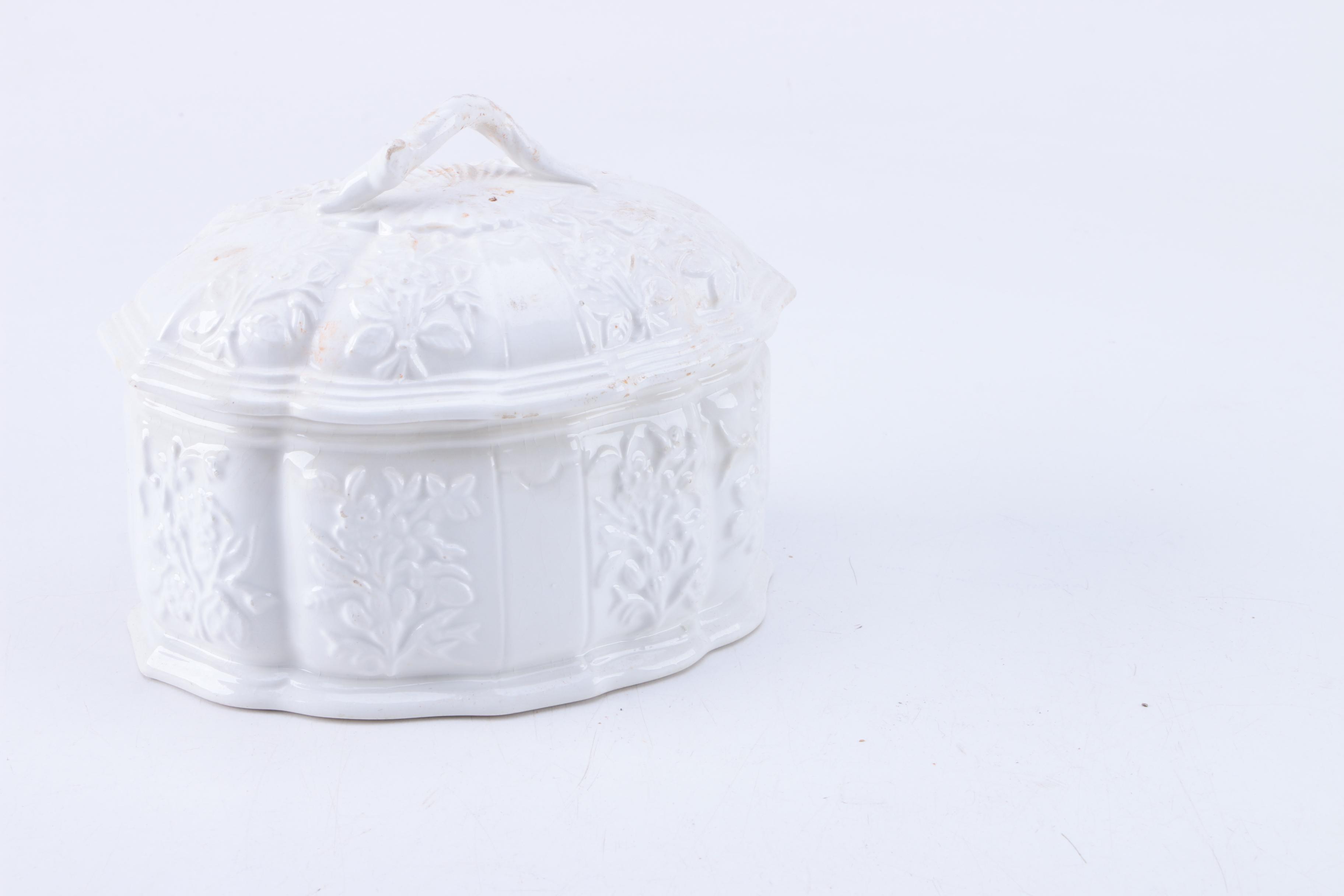 Assorted Tableware Including Louis Lourioux Porcelain