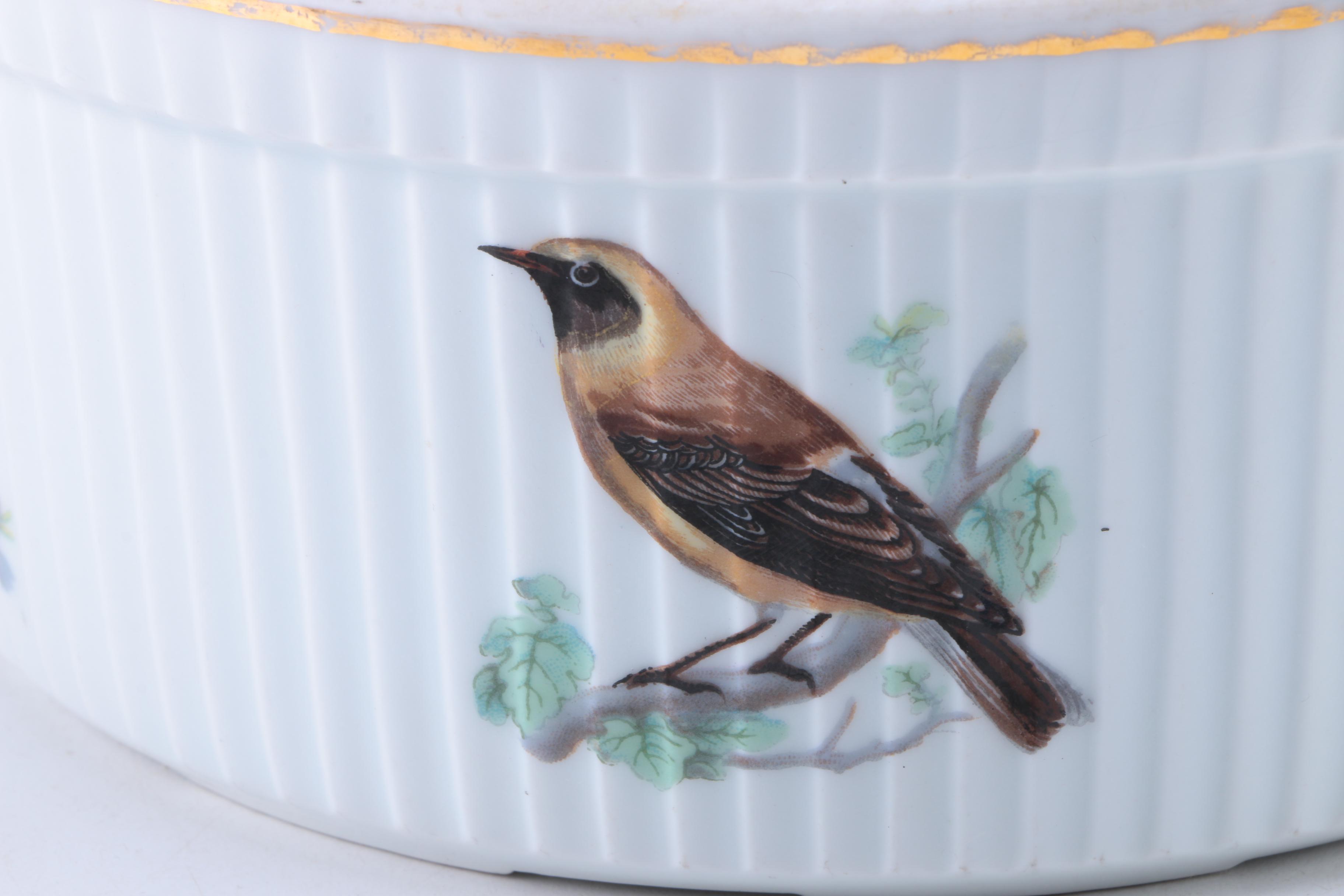 Assorted Tableware Including Louis Lourioux Porcelain